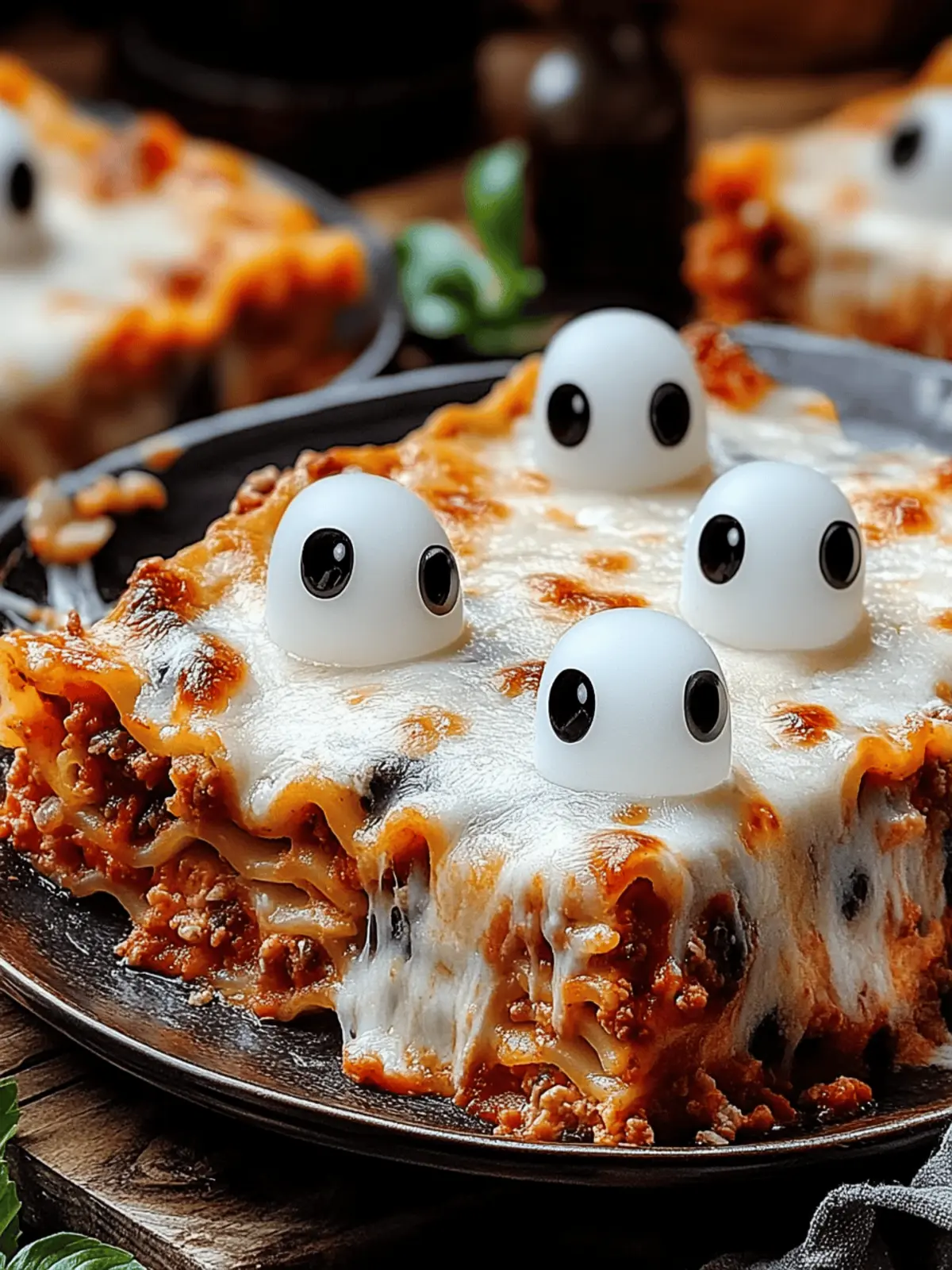 Ghostly Lasagna: Spook Up Your Halloween Family Dinner 2 Ghostly Lasagna