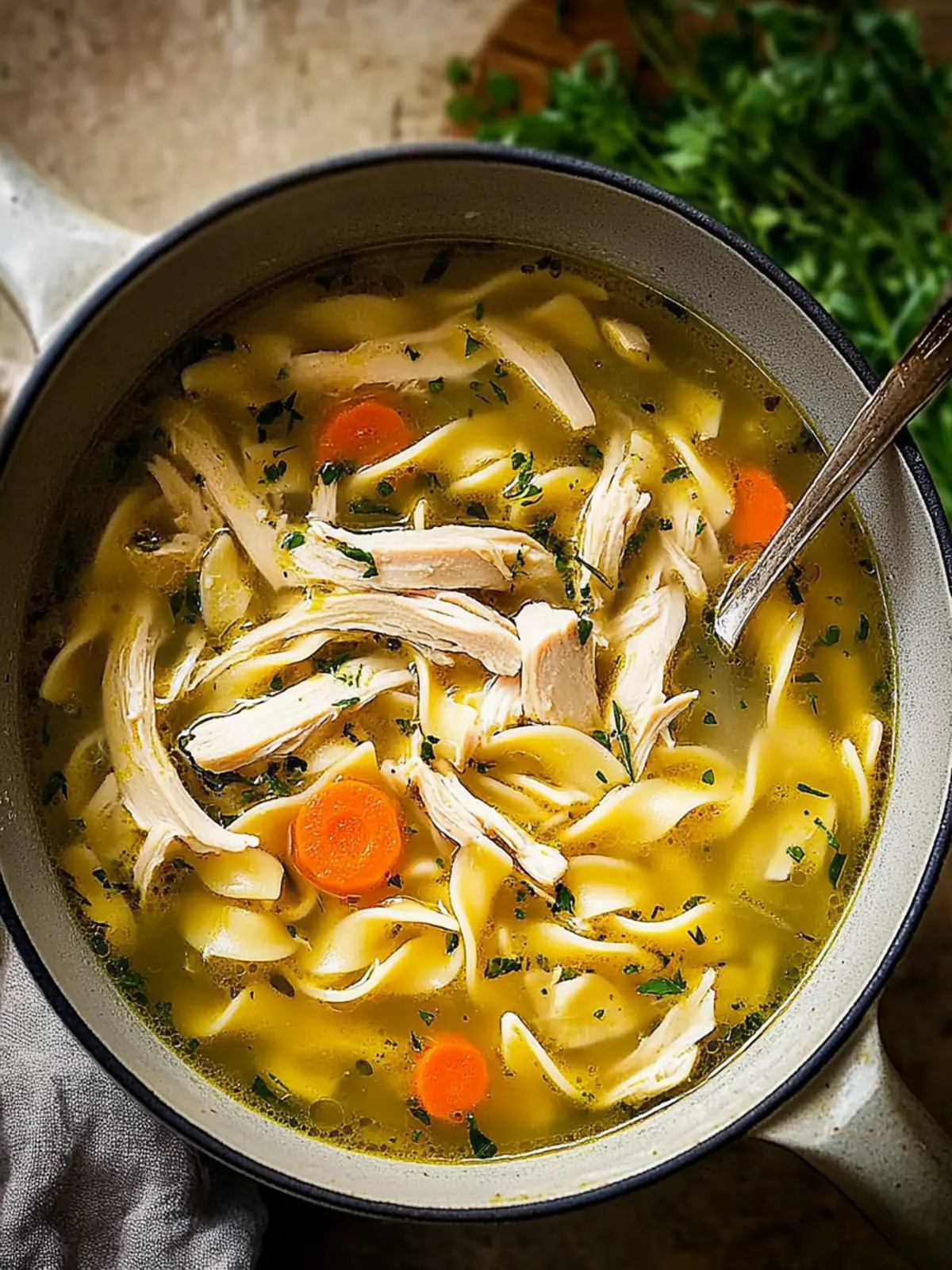 Soul-Soothing Homemade Chicken Noodle Soup for Cozy Nights 3 Homemade Chicken Noodle Soup