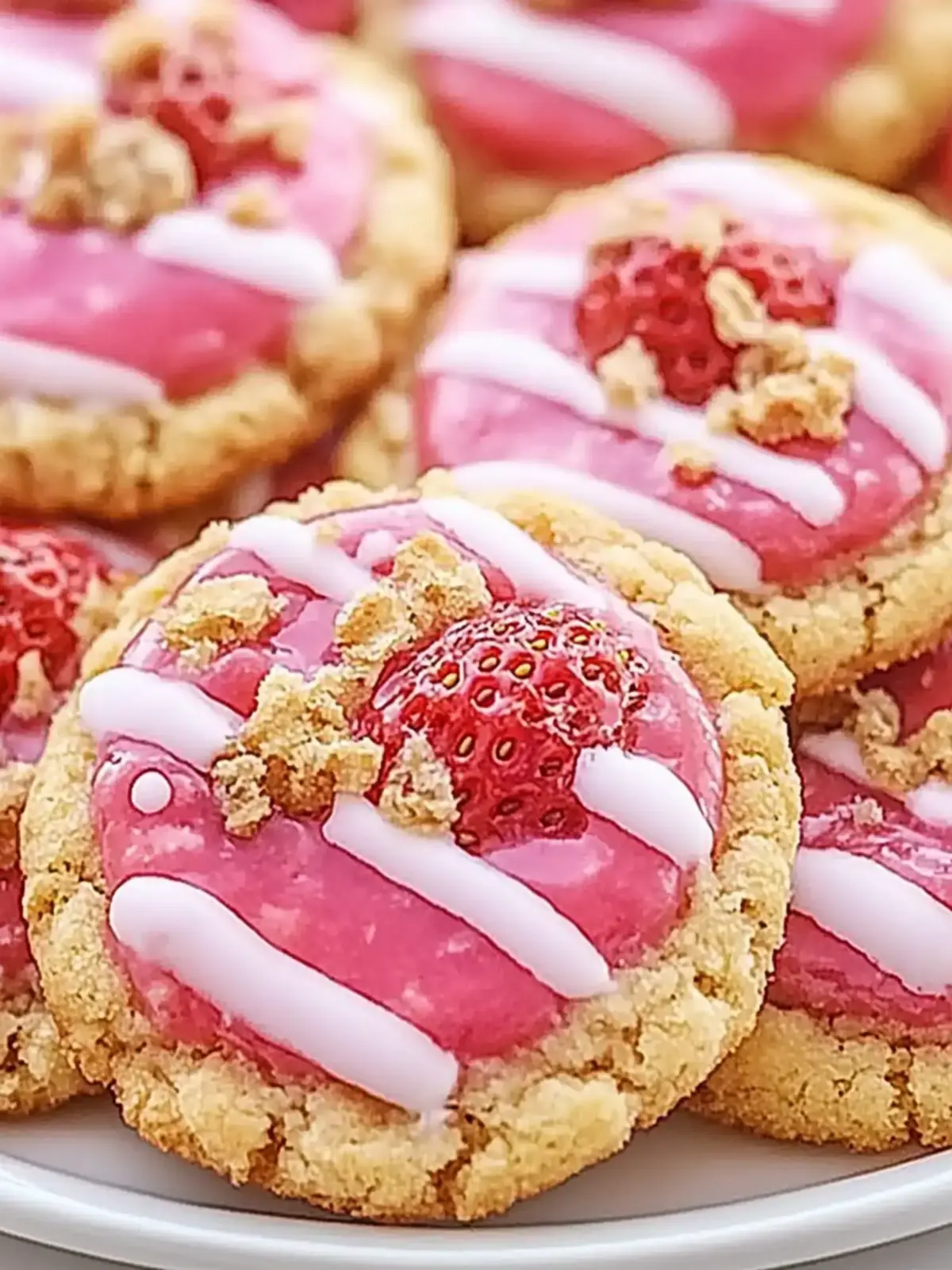 Sweet Strawberry Crunch Cookies for a Dreamy Dessert Delight 4 Strawberry Crunch Cookies