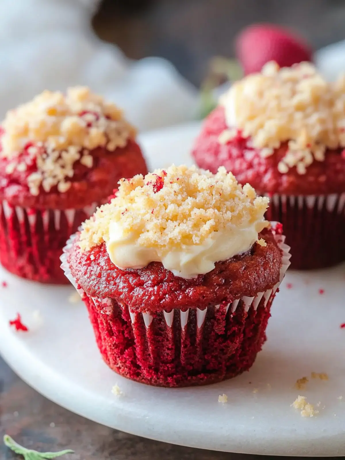 Irresistibly Soft Red Velvet Cream Cheese Muffins to Savor 3 Red Velvet Cream Cheese Muffins