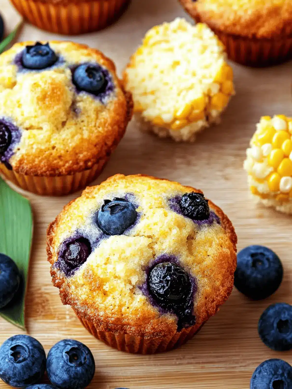Blueberry Corn Muffins: Sweet, Savory, and Oh-So-Easy! 4 Blueberry Corn Muffins