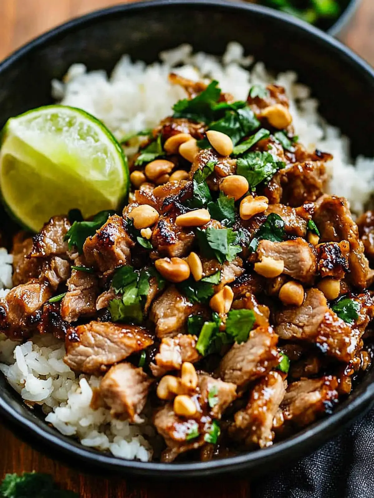 Ginger Lime Pork with Coconut Rice: A Quick Flavor Delight 3 Ginger Lime Pork with Coconut Rice