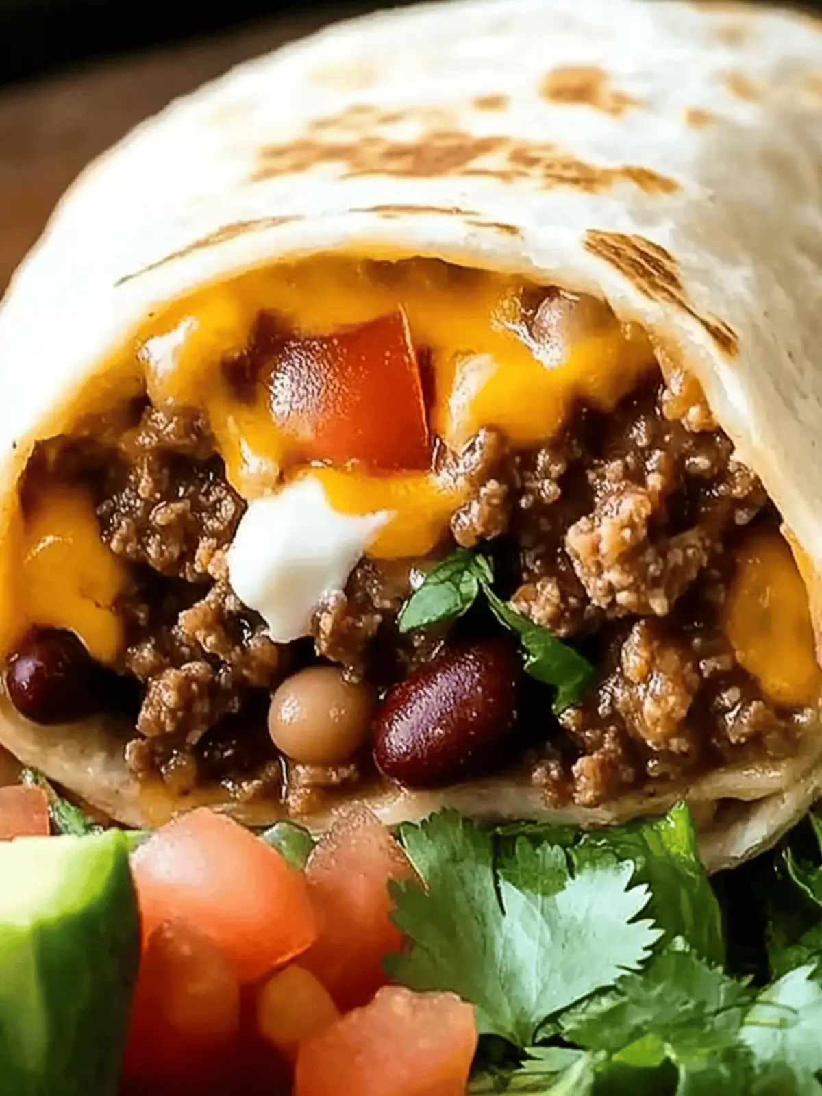 Satisfy Your Cravings with Beef, Bean, and Cheese Burritos 4 Beef, Bean, and Cheese Burritos