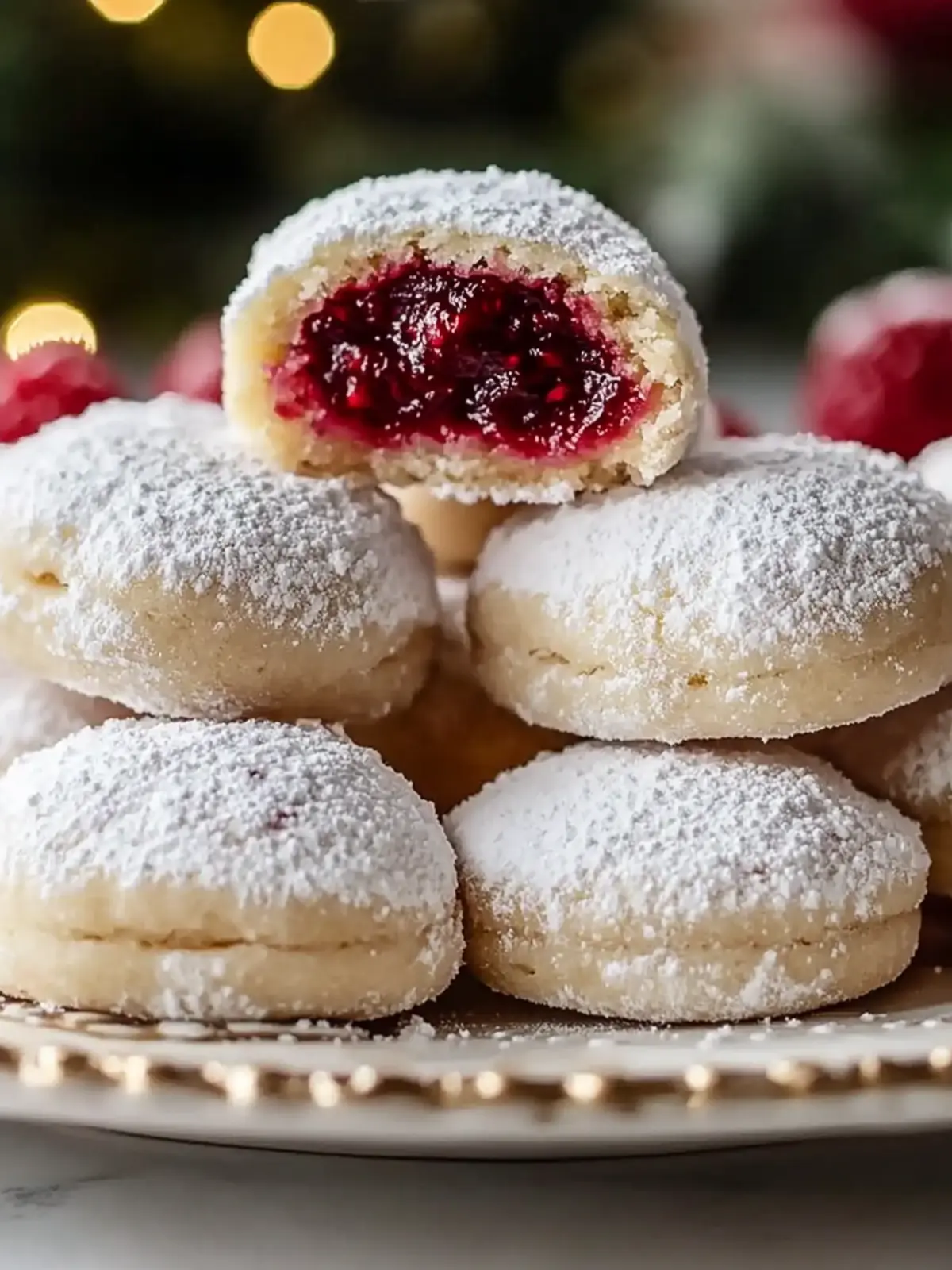 Festive Raspberry-Filled Almond Cookies for Sweet Celebrations 3 Festive Raspberry-Filled Almond Cookies