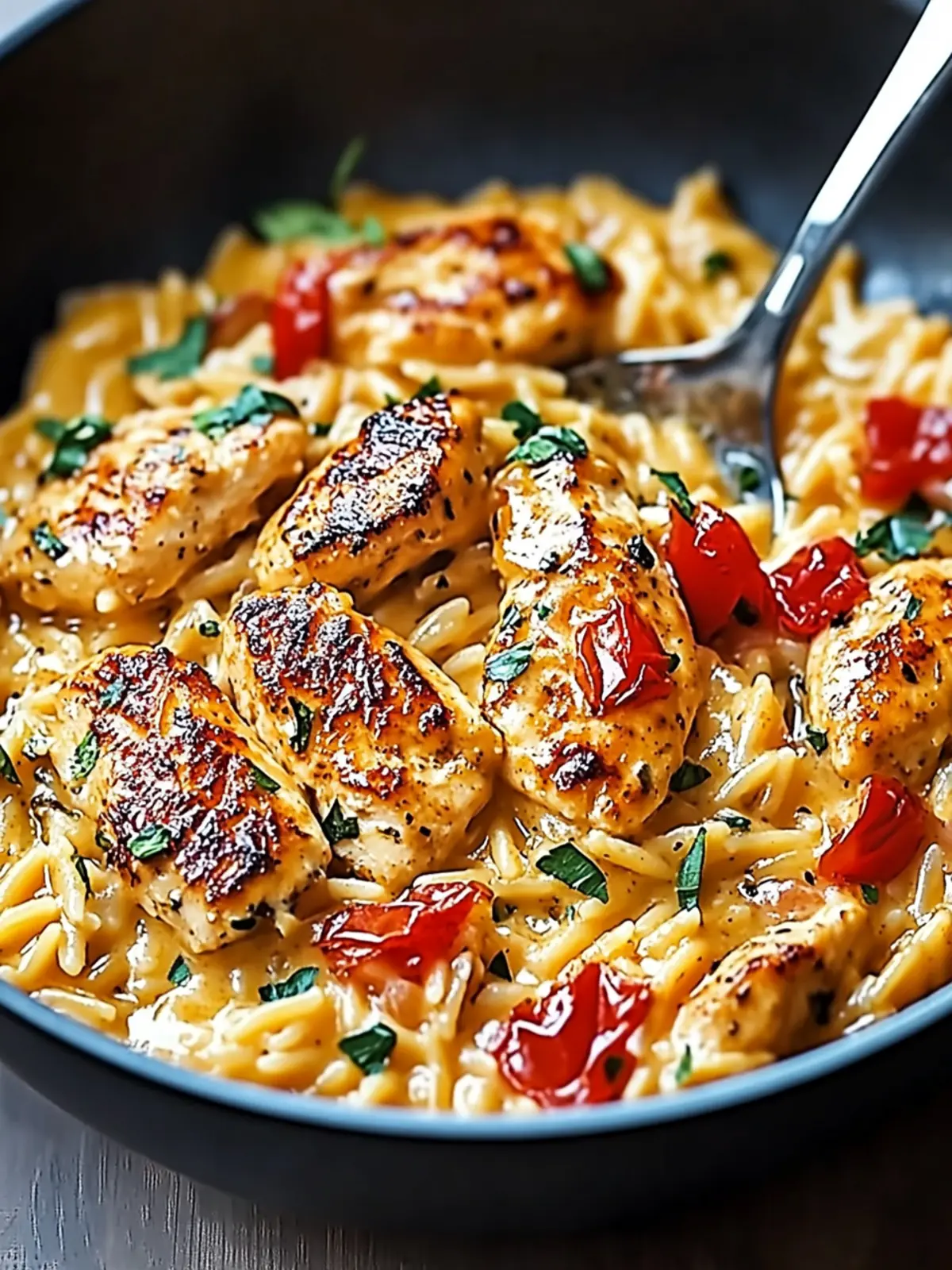 One-Pot Cajun Chicken Alfredo Orzo: A Quick Comfort Classic 3 One Pot Cajun Chicken Alfredo Orzo