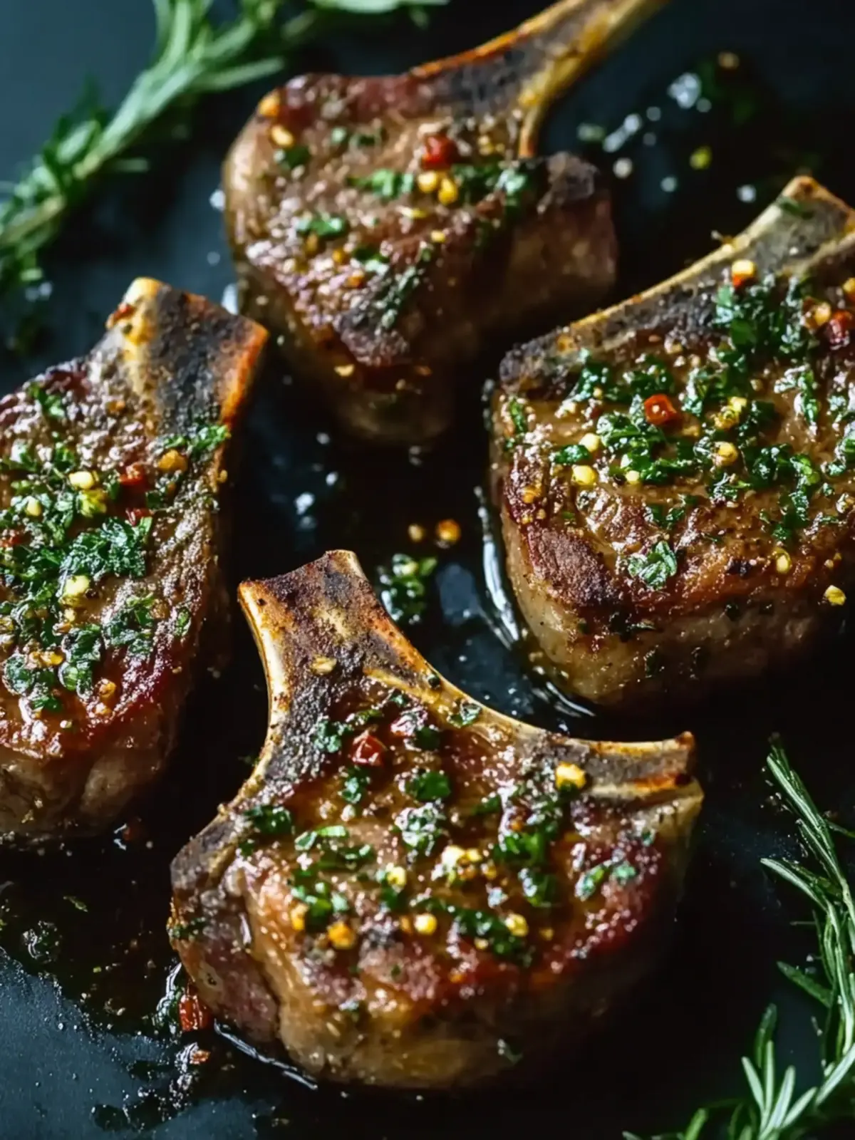 Savor Juicy Garlic Butter Lamb Chops for an Elegant Dinner 4 Juicy Garlic Butter Lamb Chops