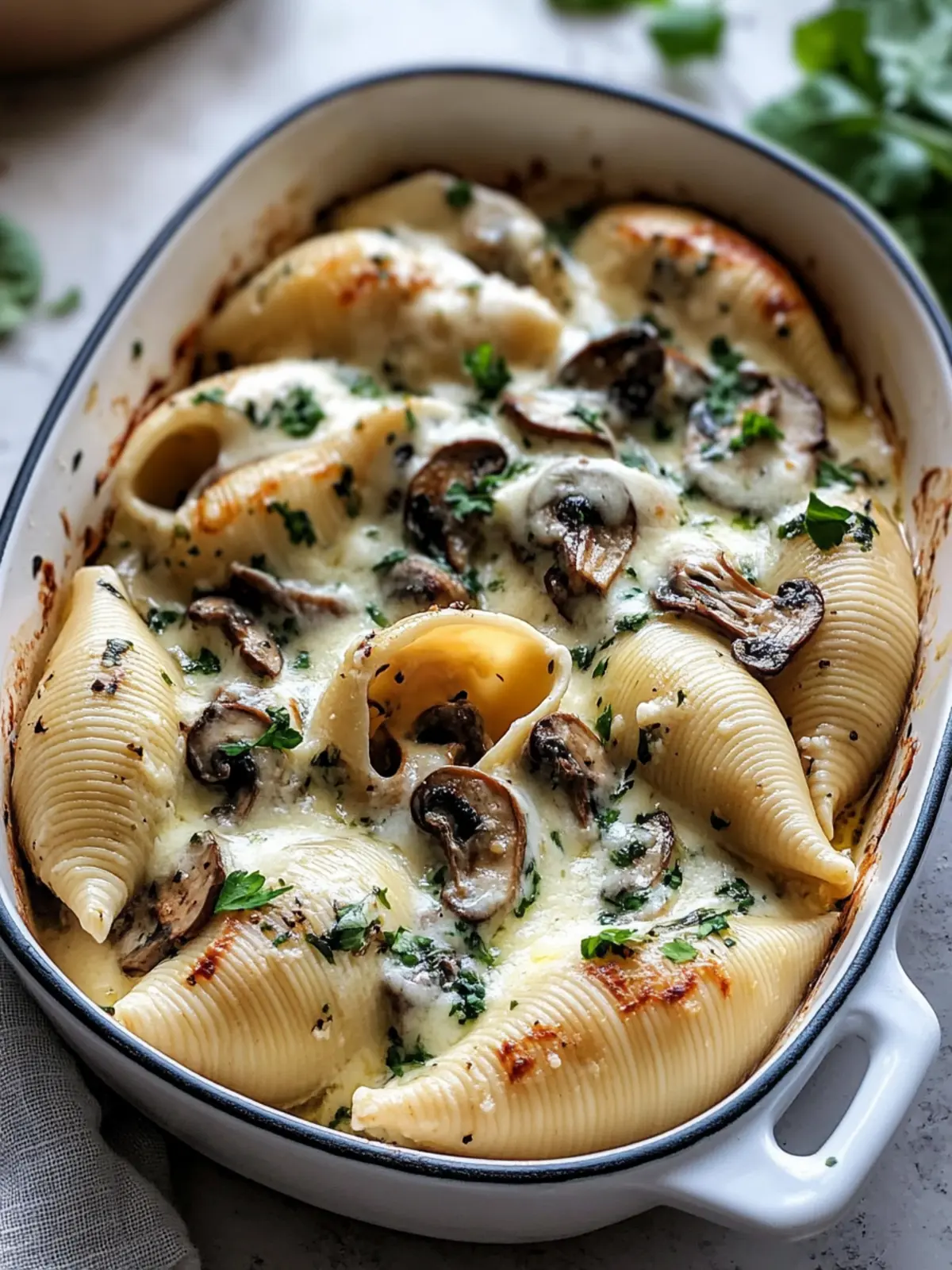 Creamy Garlic Mushroom Stuffed Shells for Cozy Nights In 3 Creamy Garlic Mushroom Stuffed Shells