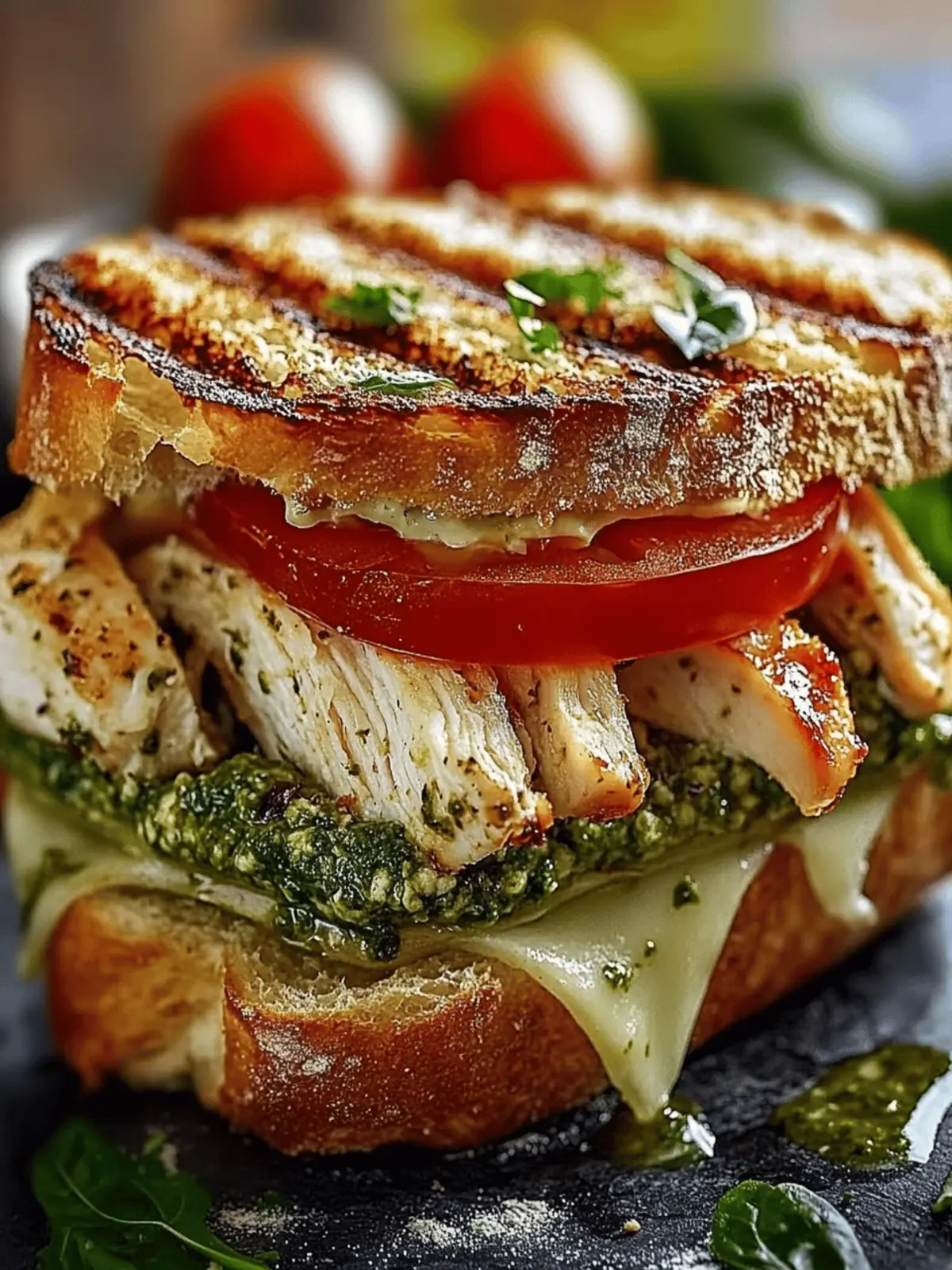 Savory Chicken Pesto Sourdough Sandwich You ll Adore 3 Chicken Pesto Sourdough Sandwich