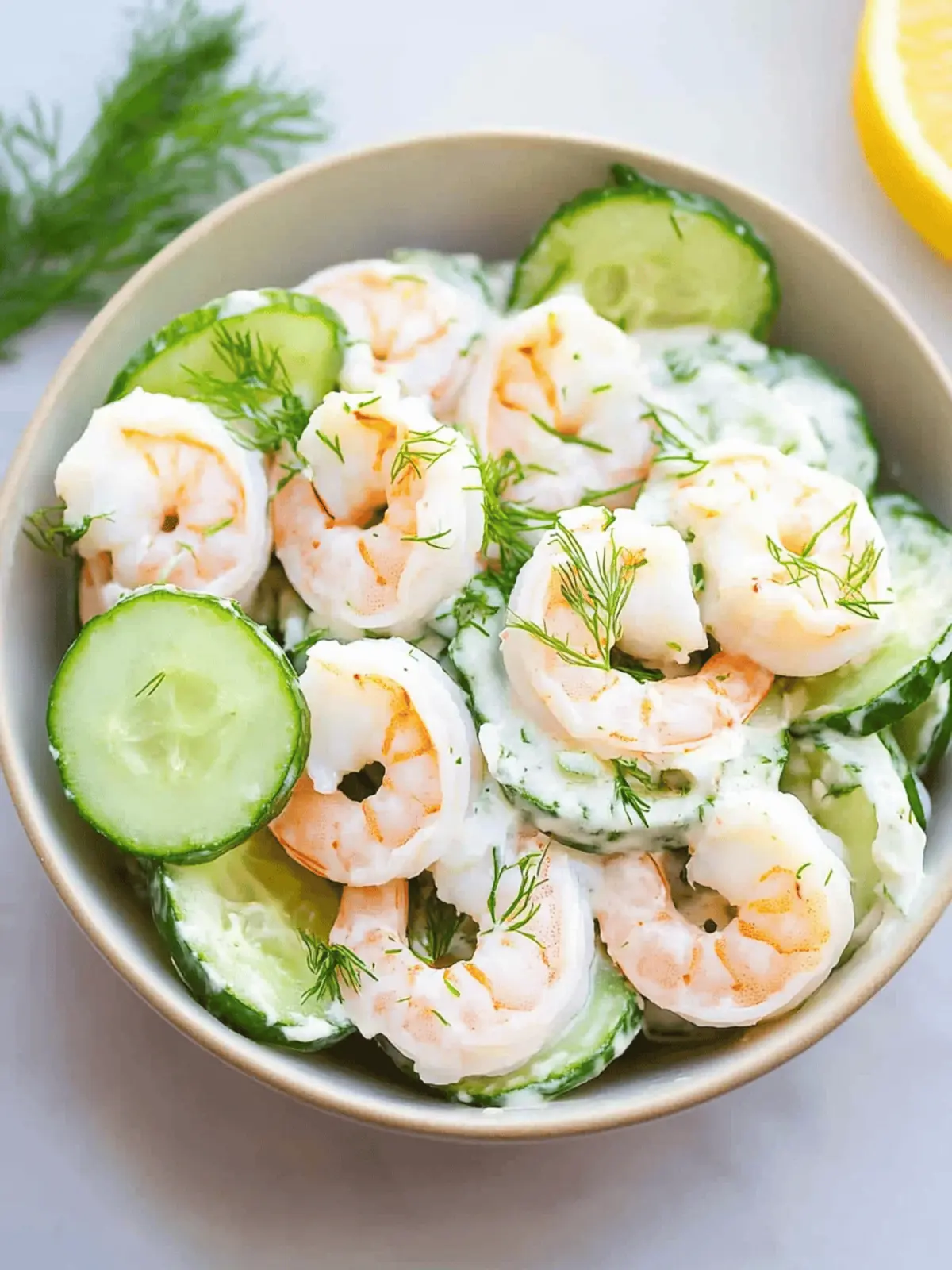 Creamy Cucumber Shrimp Salad: Your Ultimate Summer Refreshment 4 Creamy Cucumber Shrimp Salad