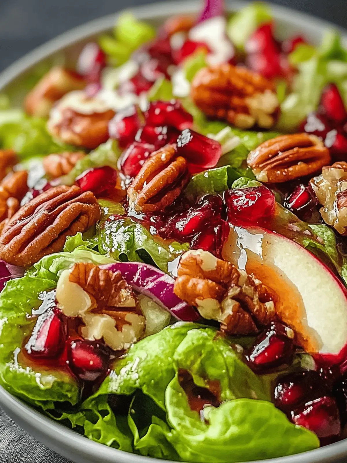 Pomegranate Pecan Salad Vinaigrette That's Quick and Delicious 4 Pomegranate Pecan Salad Vinaigrette