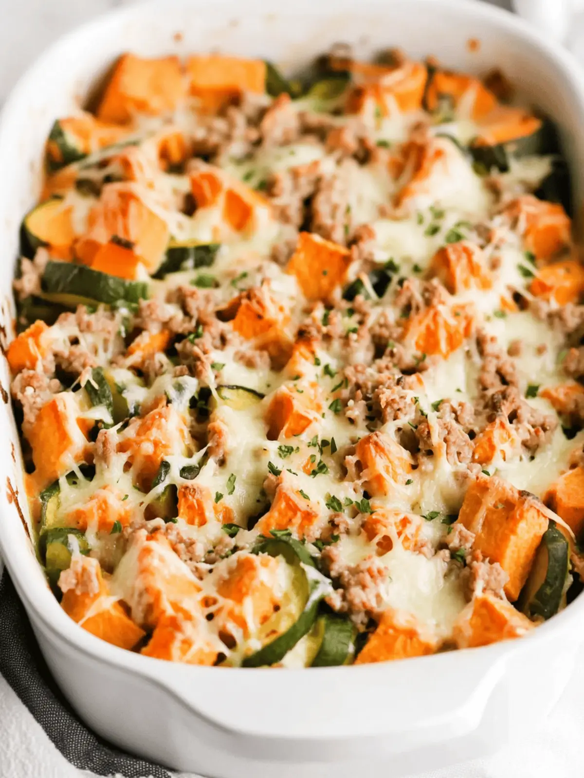 Ground Turkey Sweet Potato Bake: A Cheesy Family Favorite 4 Ground Turkey Sweet Potato Bake