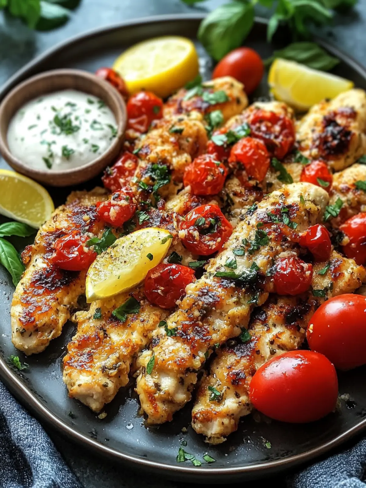 Savory Mediterranean Chicken Tenders for Quick Healthy Dinners 2 Mediterranean Chicken Tenders
