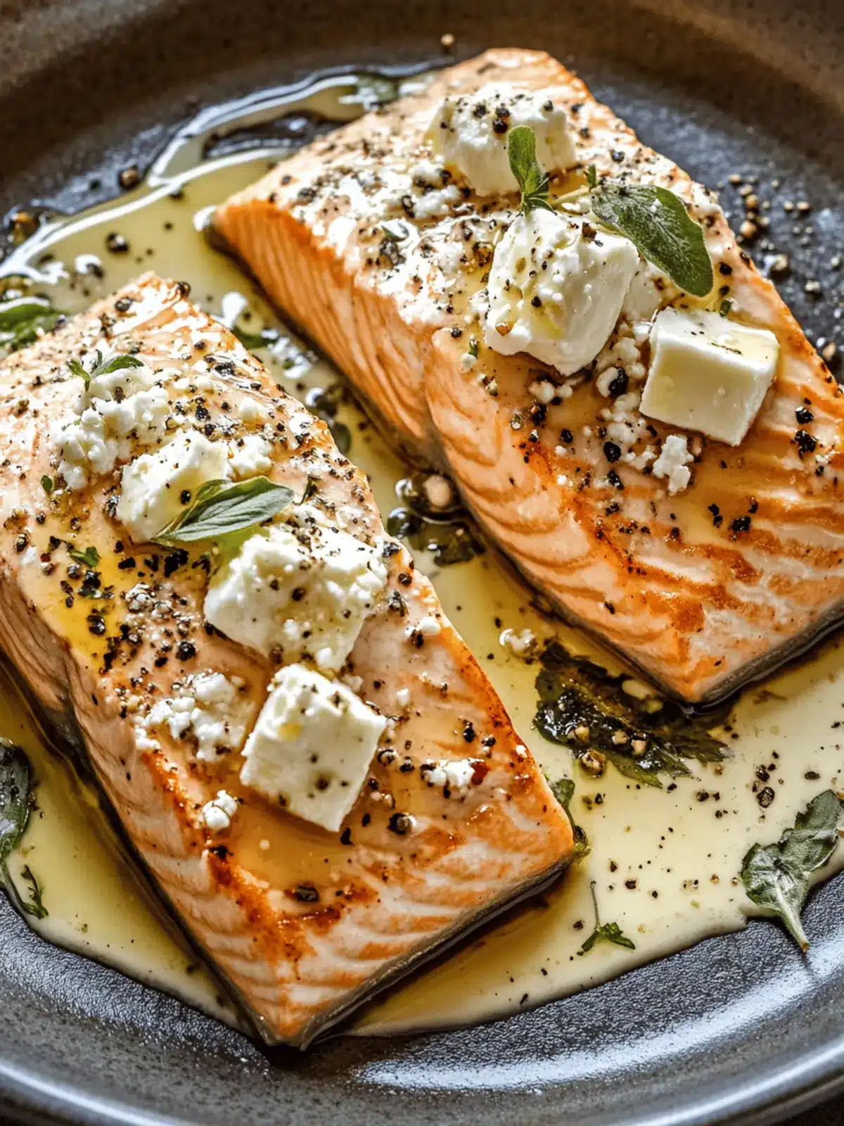 Whipped Feta & Honey Glazed Salmon: A Quick Mediterranean Marvel 2 Whipped Feta & Honey Glazed Salmon