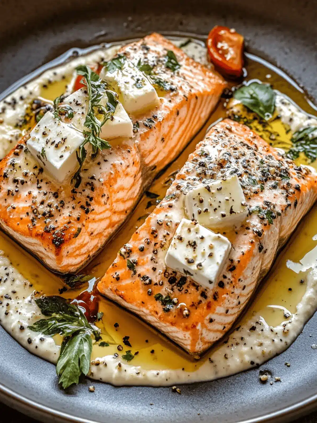Whipped Feta & Honey Glazed Salmon: A Quick Mediterranean Marvel 3 Whipped Feta & Honey Glazed Salmon