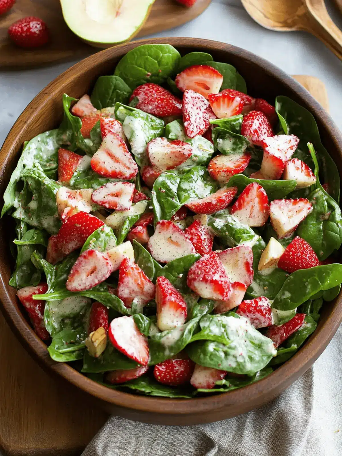 Deliciously Easy Strawberry Spinach Salad You'll Crave 2 Easy Strawberry Spinach Salad