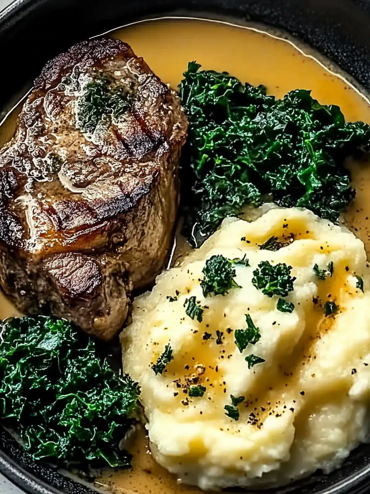 Savor Gaelic Irish Steaks with Creamy Kale Colcannon Tonight 4 Savor Gaelic Irish Steaks with Creamy Kale Colcannon Delight