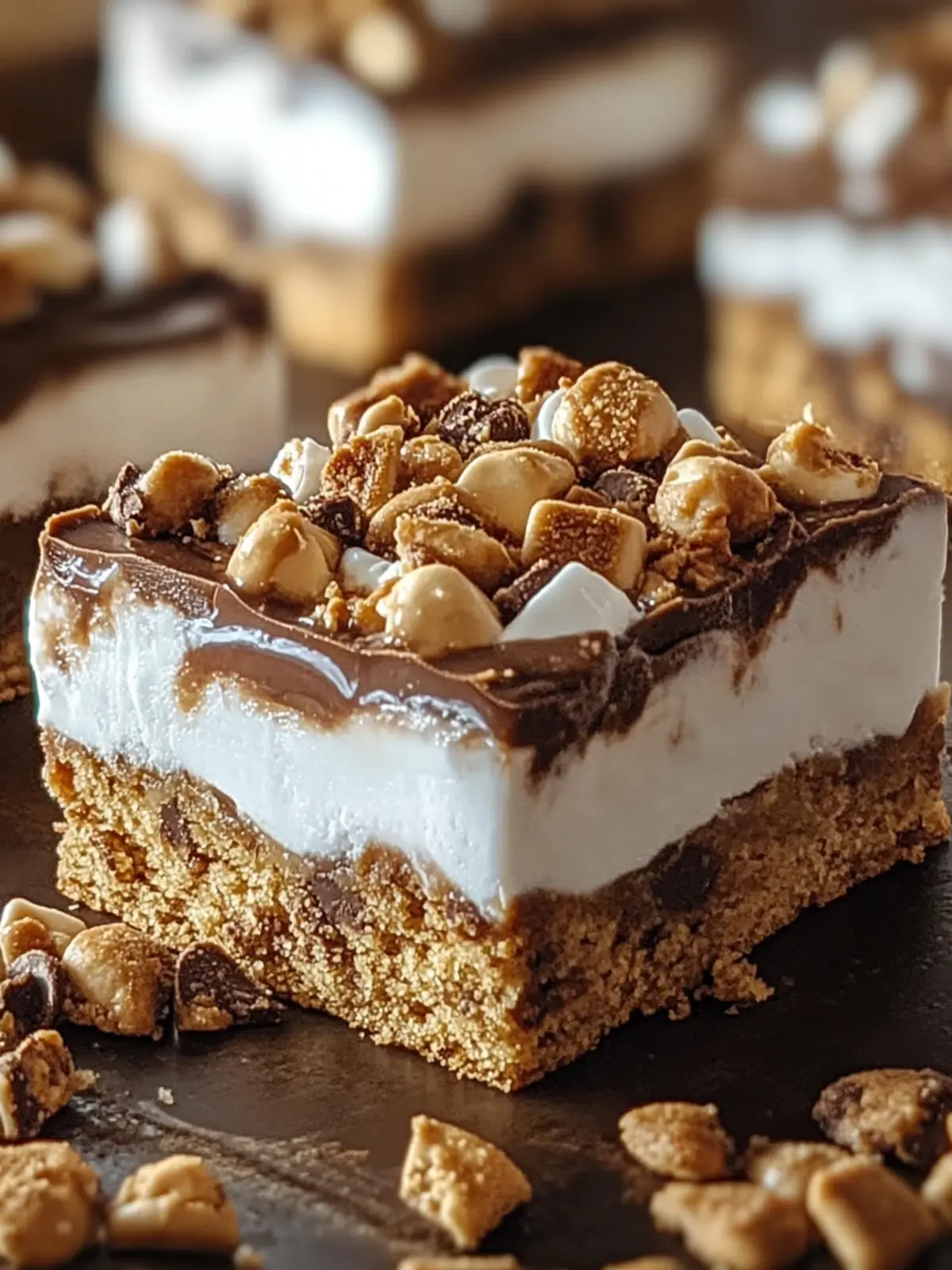 Delicious Frozen Yogurt S mores Cookie Squares Recipe You ll Love 3 Frozen Yogurt S mores Cookie Squares Recipe