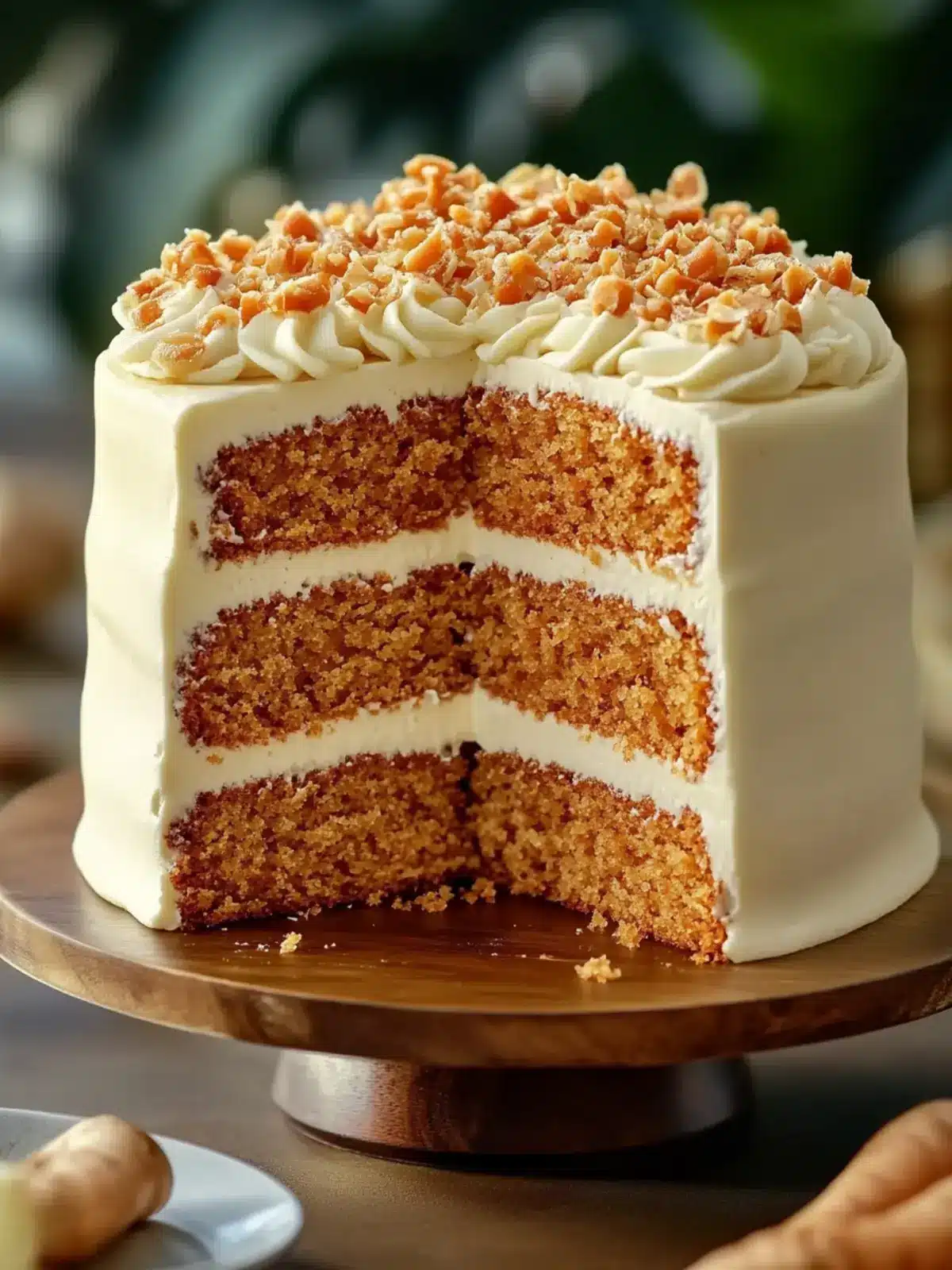 Delightful Carrot Ginger Cake Recipe with Creamy Frosting 4 Carrot Ginger Cake Recipe