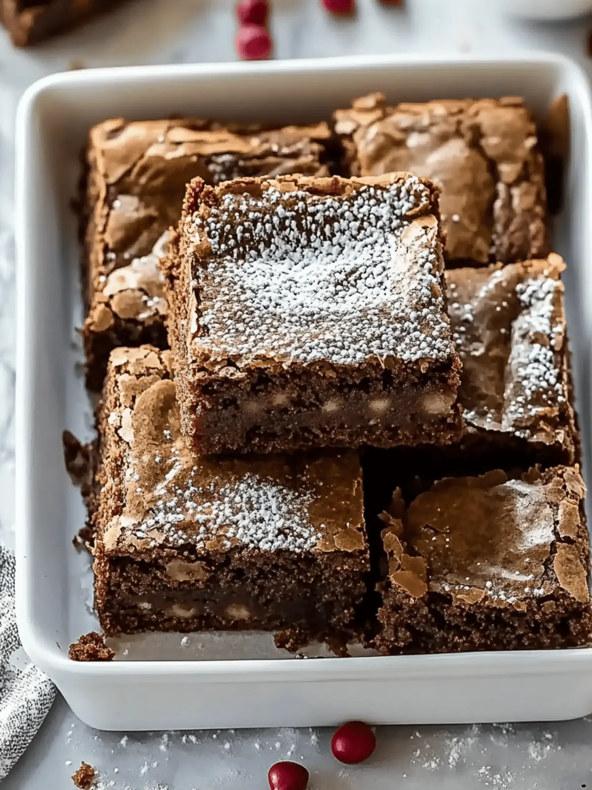 Gingerbread Brownies Recipe: Cozy Festive Treats You'll Love 4 Gingerbread Brownies Recipe