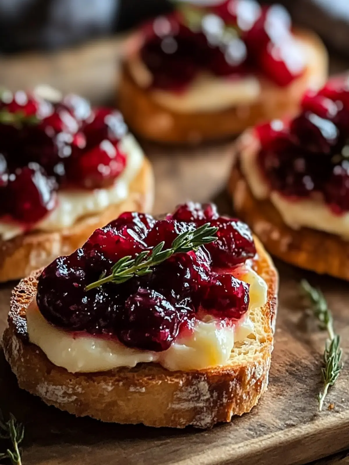 Cranberry and Brie Crostini: Effortless Holiday Appetizer Delight 2 Cranberry and Brie Crostini