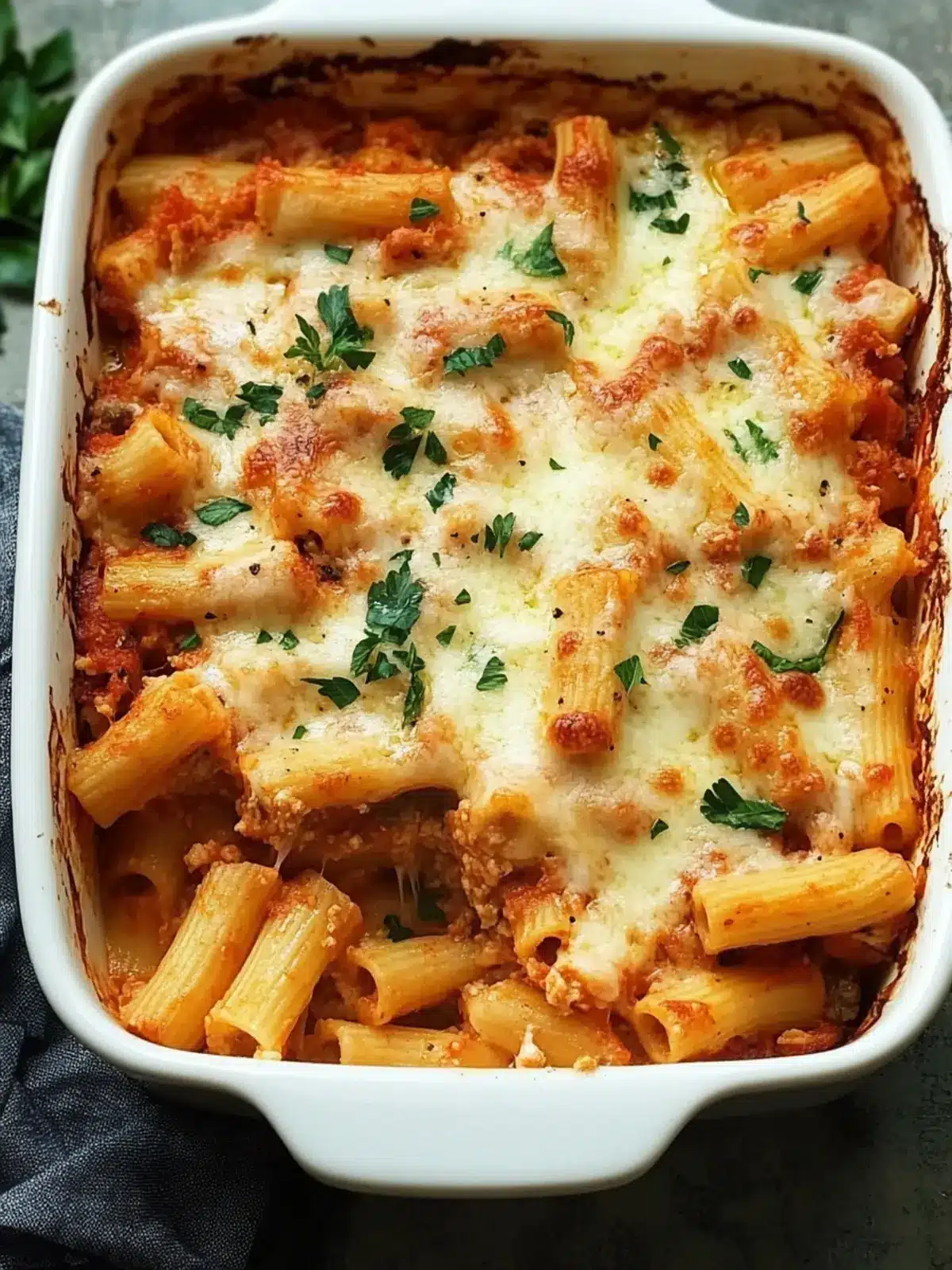 Savory Meatless Baked Ziti: Comfort Food Loved by All 4 Meatless Baked Ziti