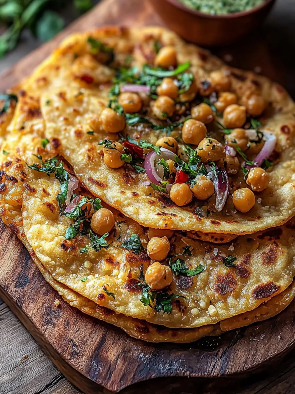 Crispy Chickpea Flatbread: A Wholesome Mediterranean Treat 4 Crispy Chickpea Flatbread