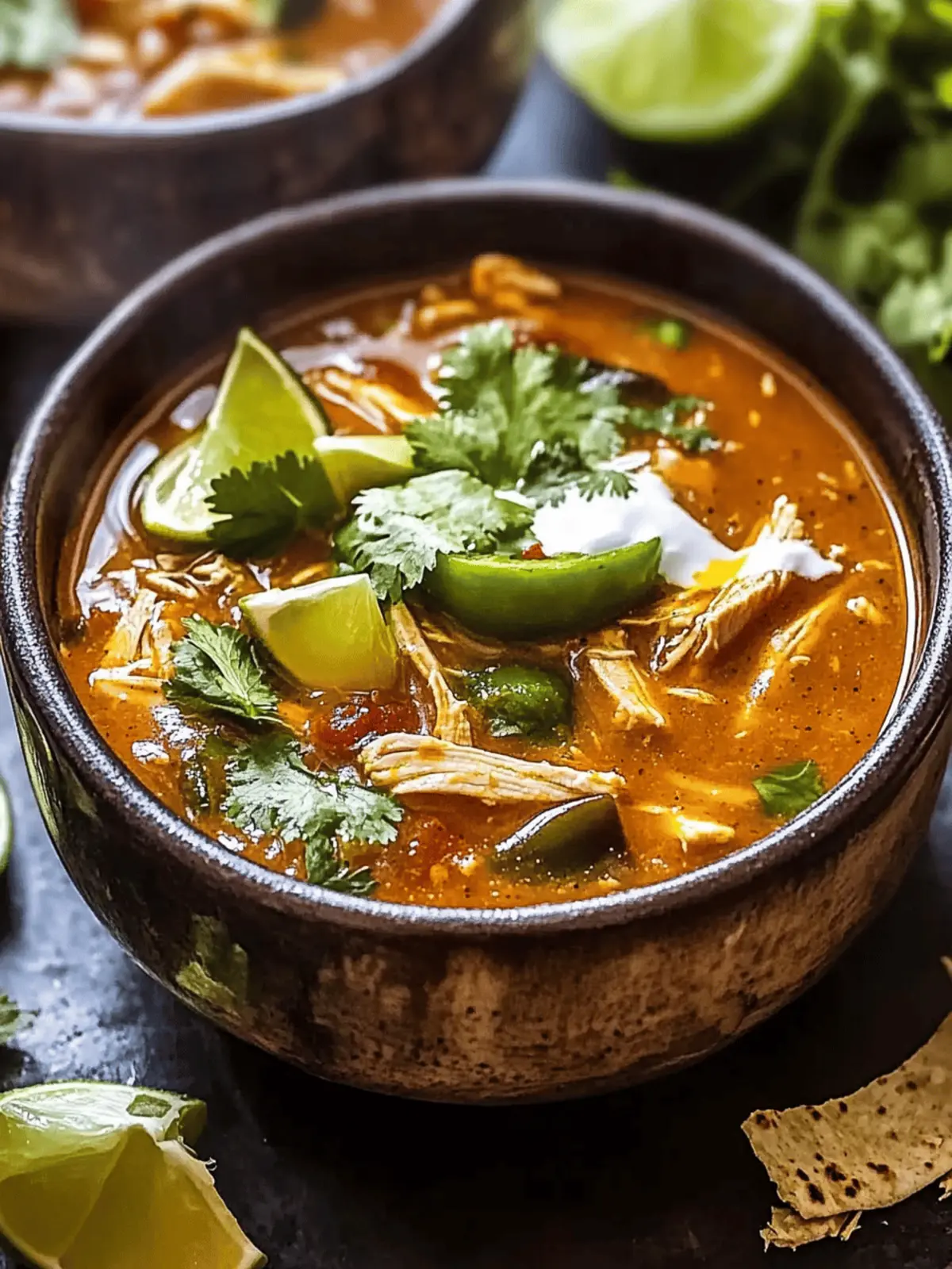 Comforting Poblano Chicken Tortilla Soup for Cozy Nights 3 Poblano Chicken Tortilla Soup