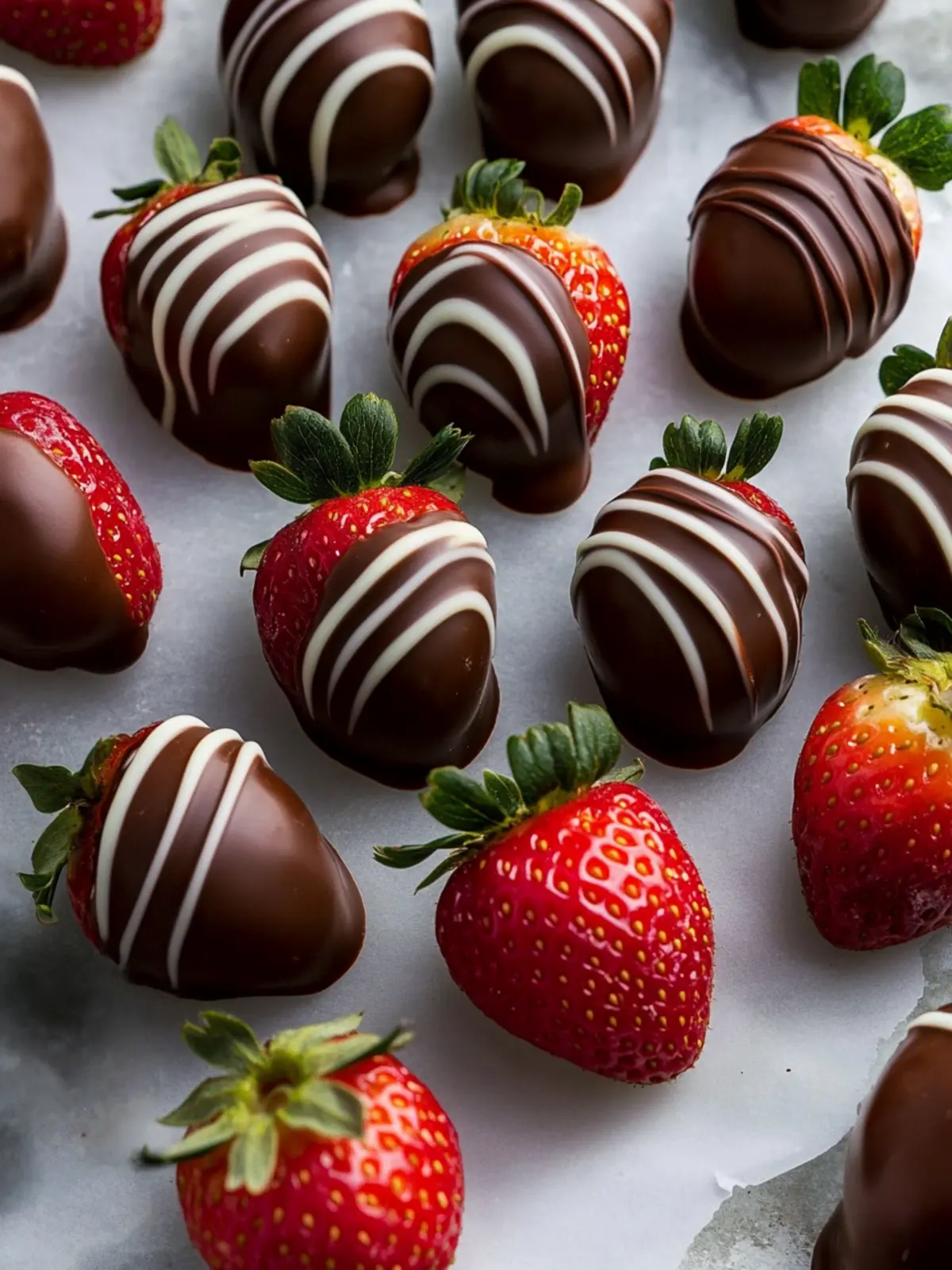 Decadent Sweetheart Chocolate-Covered Strawberries Recipe 2 Sweetheart Chocolate-Covered Strawberries