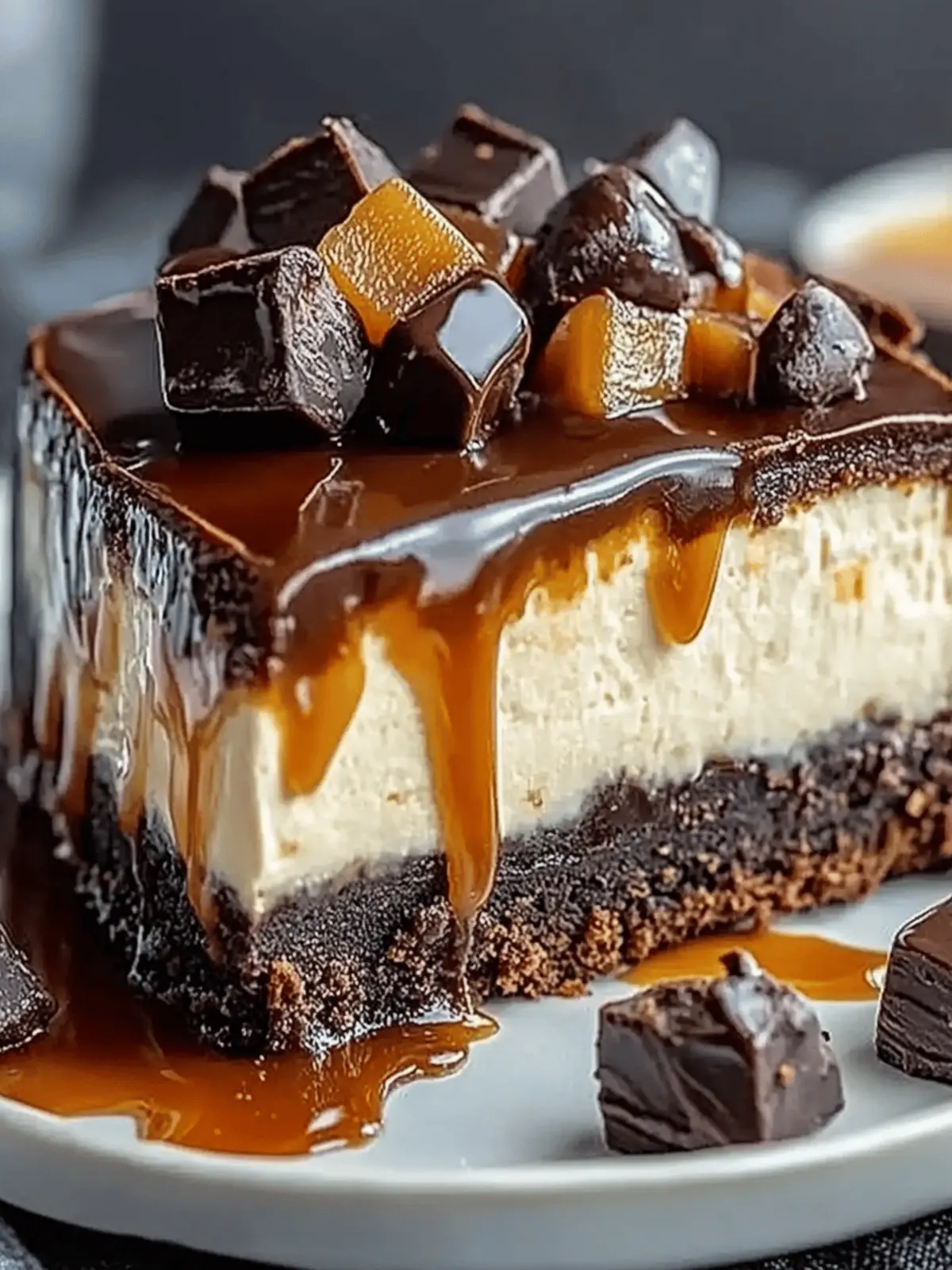 Decadent Caramel Brownie Cheesecake to Indulge Your Sweet Tooth 4 Caramel Brownie Cheesecake