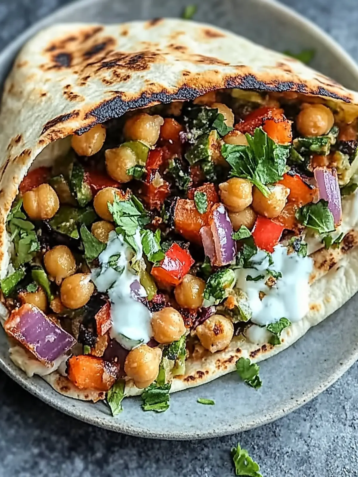 Grilled Chickpea Veggie Pita: Your New Favorite Vegan Meal 3 Grilled Chickpea Veggie Pita