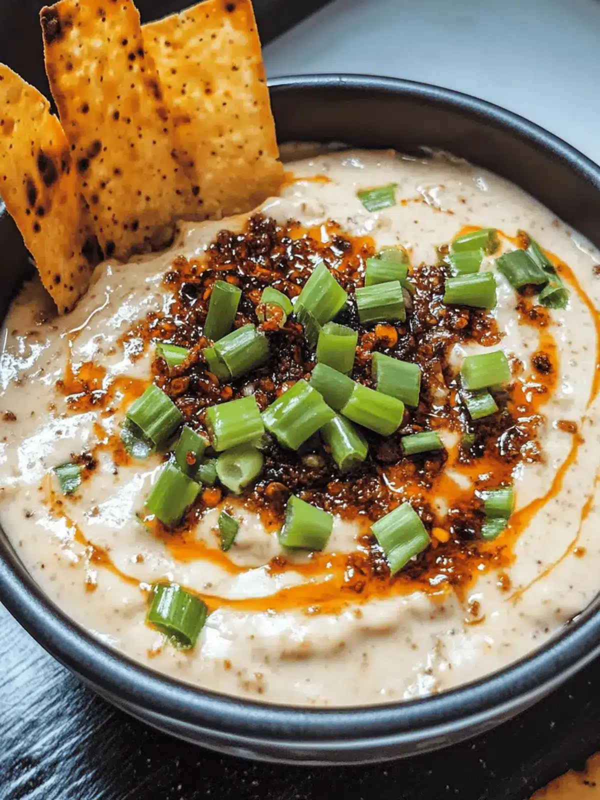 Irresistible Charred Scallion and Chili Crisp Dip Recipe in 15 Minutes 3 Irresistible Charred Scallion and Chili Crisp Dip Recipe