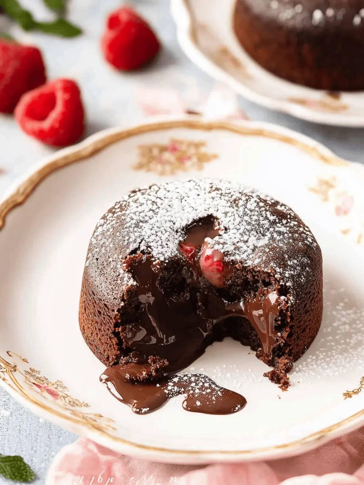 Melt-in-Your-Mouth Chocolate Lava Cake Just for You 2 Chocolate Lava Cake