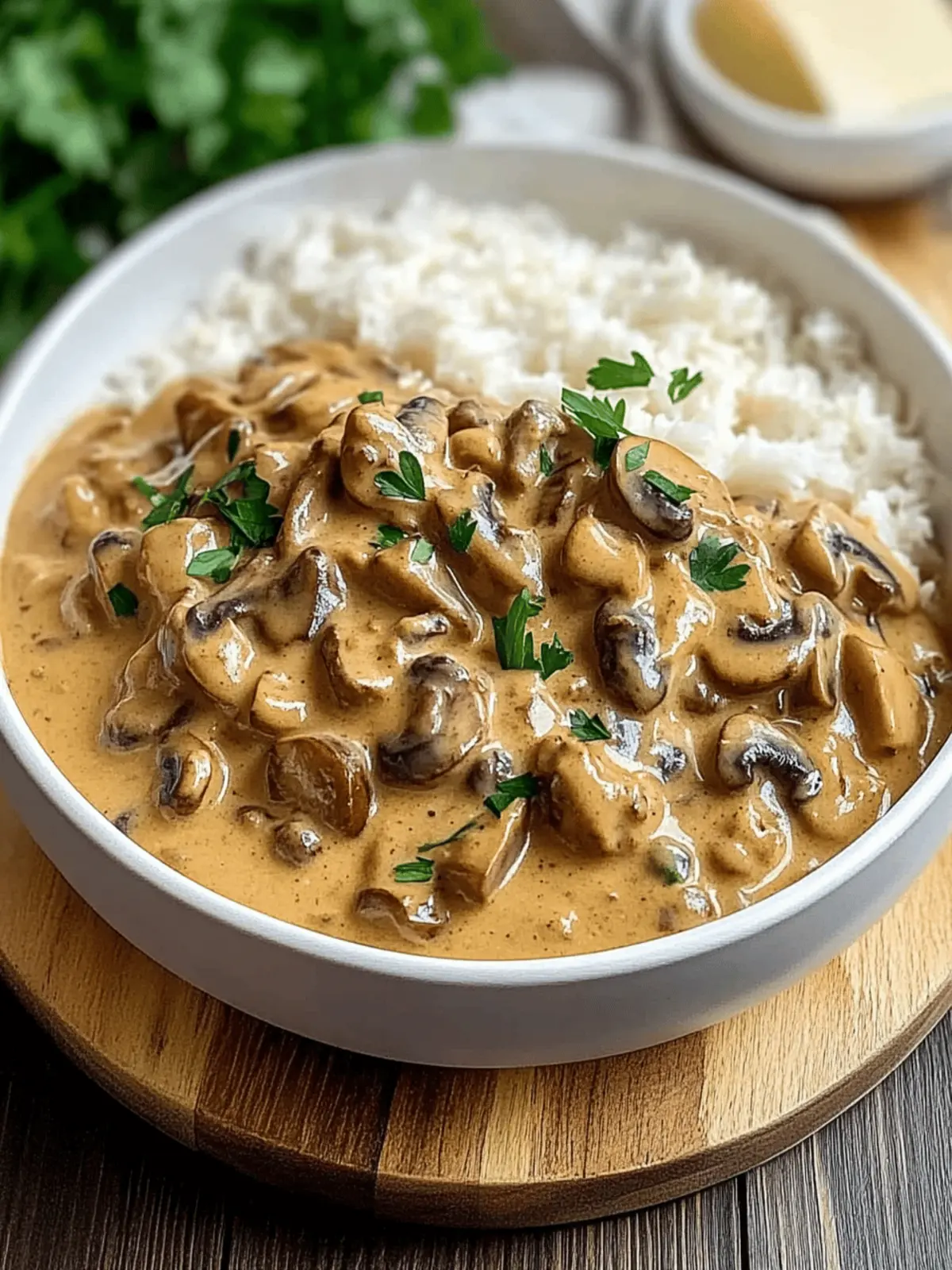 Mushroom and Seitan Stroganoff: Comfort Food for All 2 Mushroom and Seitan Stroganoff
