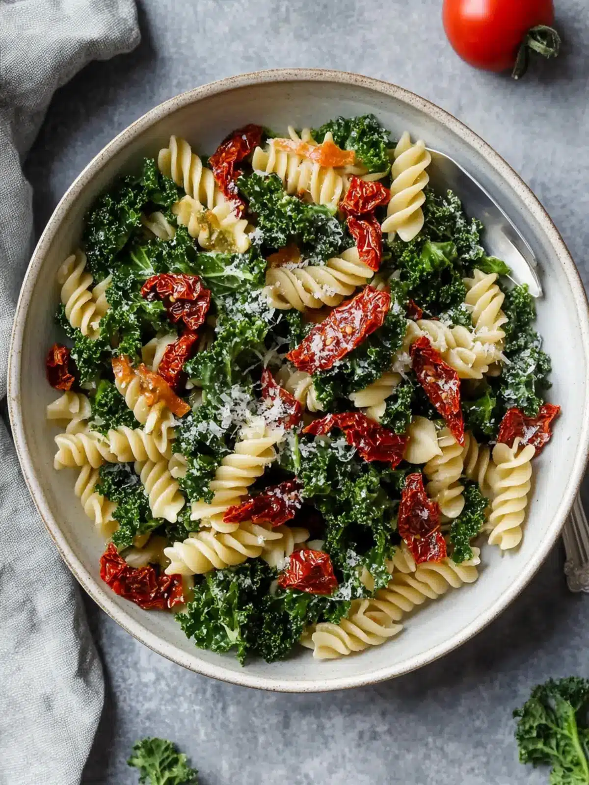 Vibrant Kale Pasta Salad With Sun-Dried Tomatoes Delight 3 Kale Pasta Salad With Sun-Dried Tomatoes