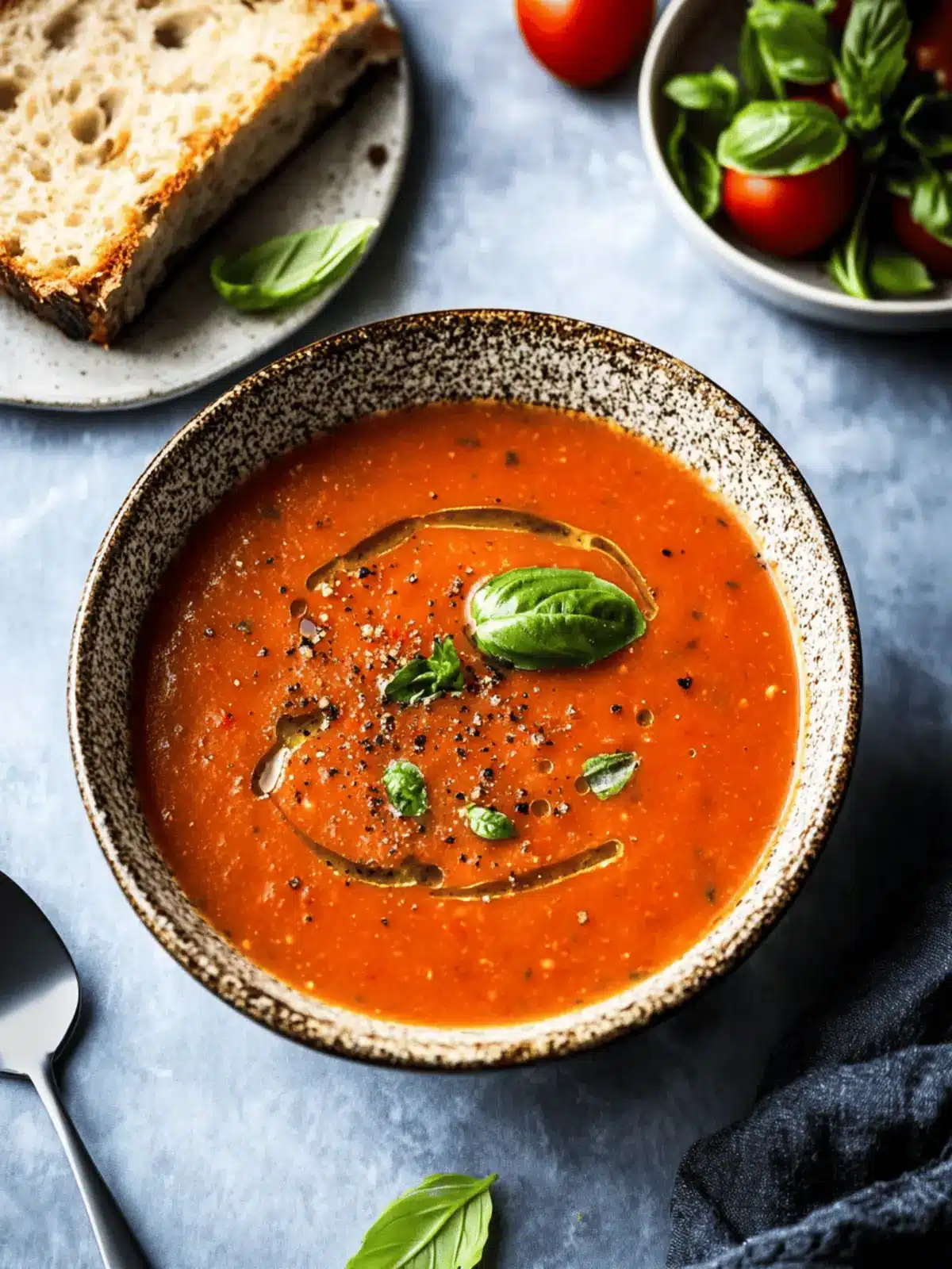 Irresistible Roasted Tomato Basil Soup for Cozy Nights 2 Roasted Tomato Basil Soup