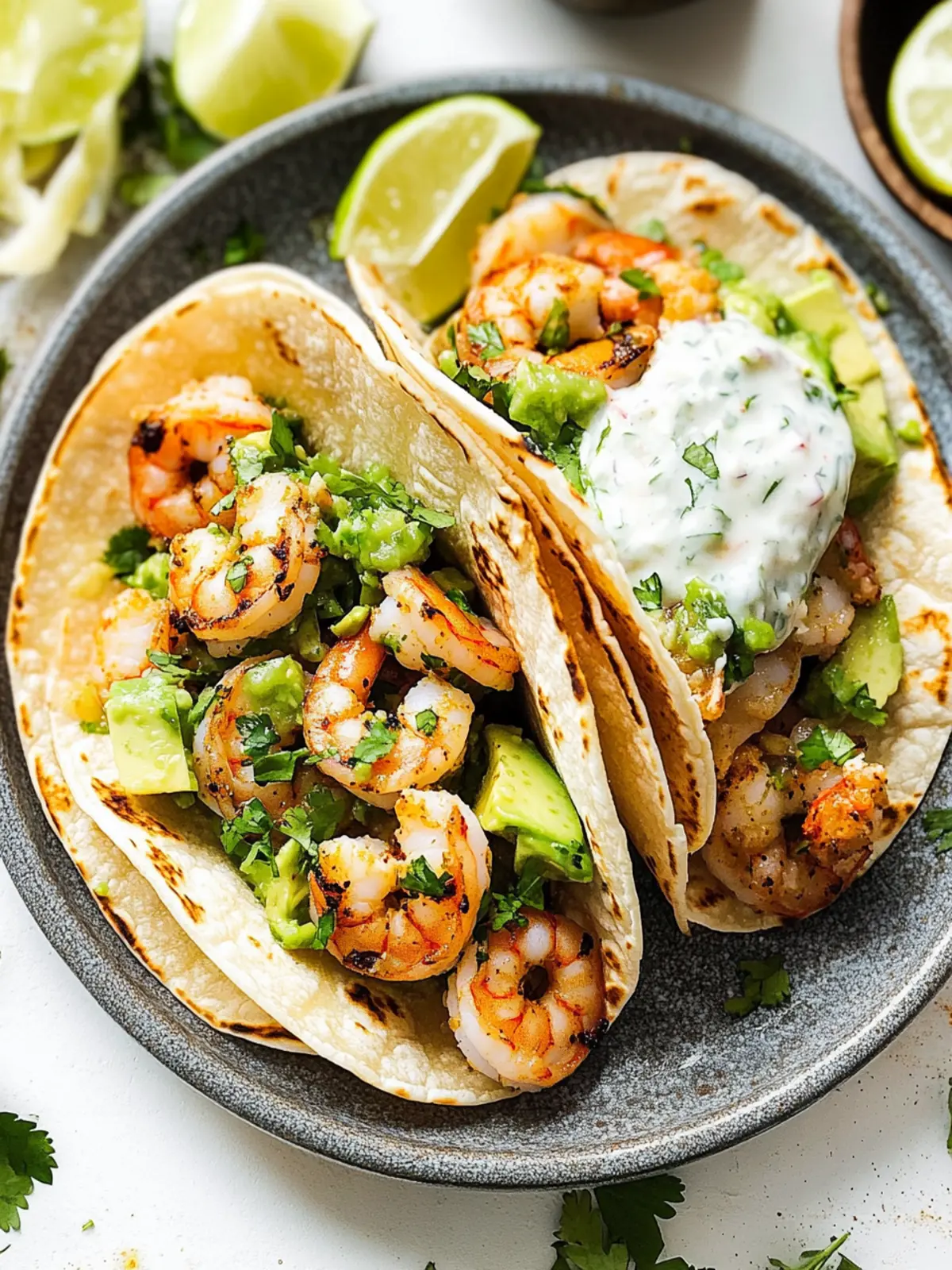 Juicy Shrimp Tacos with Avocado Salsa in Just 30 Minutes 4 Shrimp Tacos with Avocado Salsa