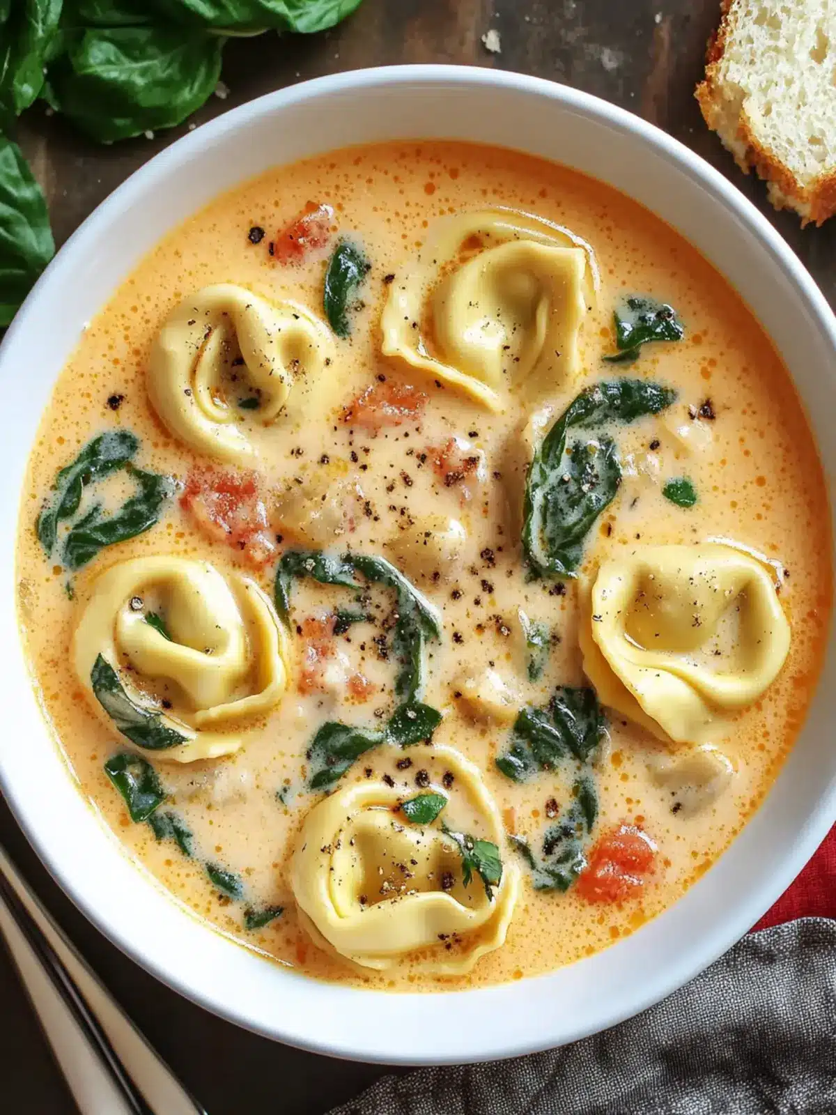 Cozy Up to Easy Creamy Tortellini Soup for Instant Joy 3 Easy Creamy Tortellini Soup