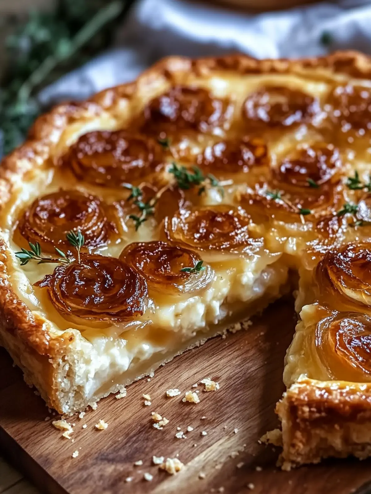 Caramelized Onion & Gruy ¨re Tart: A Cozy Culinary Delight 2 Caramelized Onion & Gruy ¨re Tart