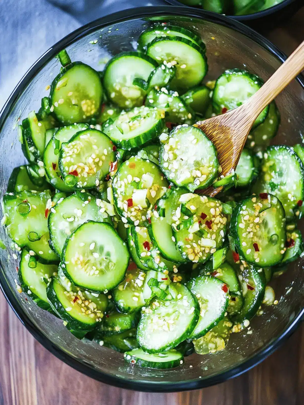 Taste the Crunch: Zesty Asian Cucumber Salad Delight 3 Asian Cucumber Salad