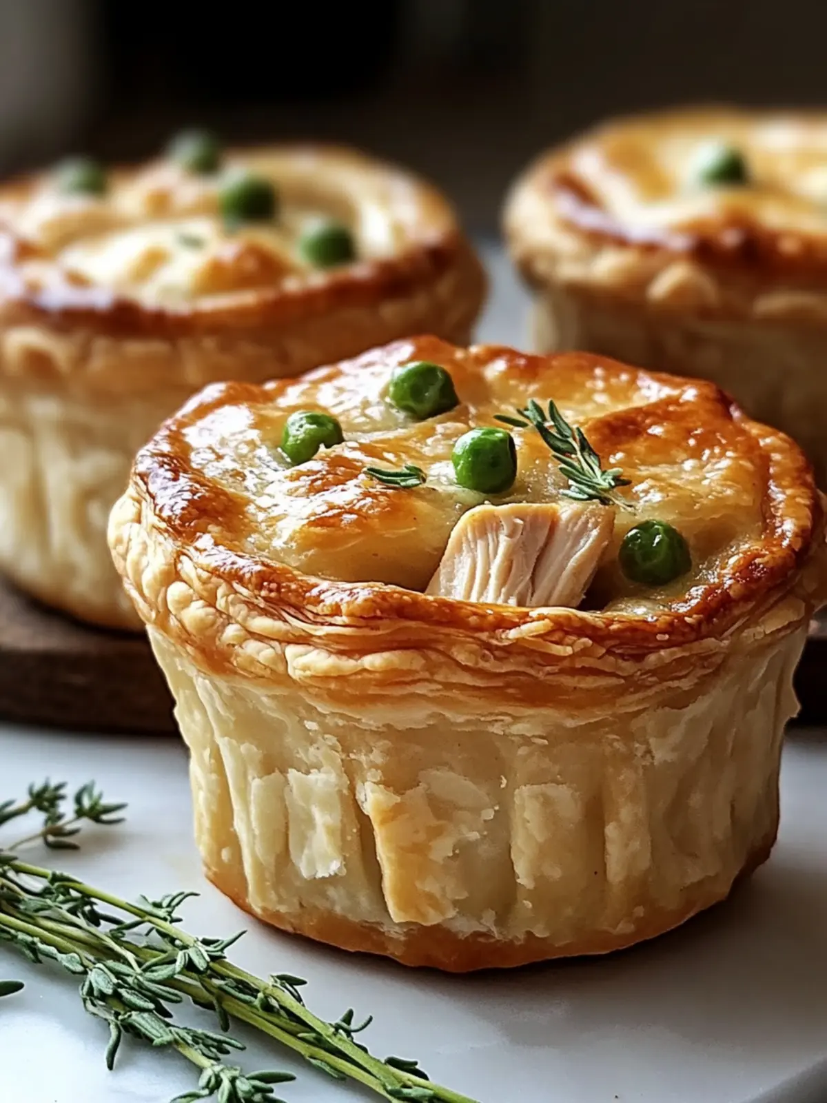 Mini Chicken Pot Pies: Your Cozy Comfort Food Delight 2 Mini Chicken Pot Pies