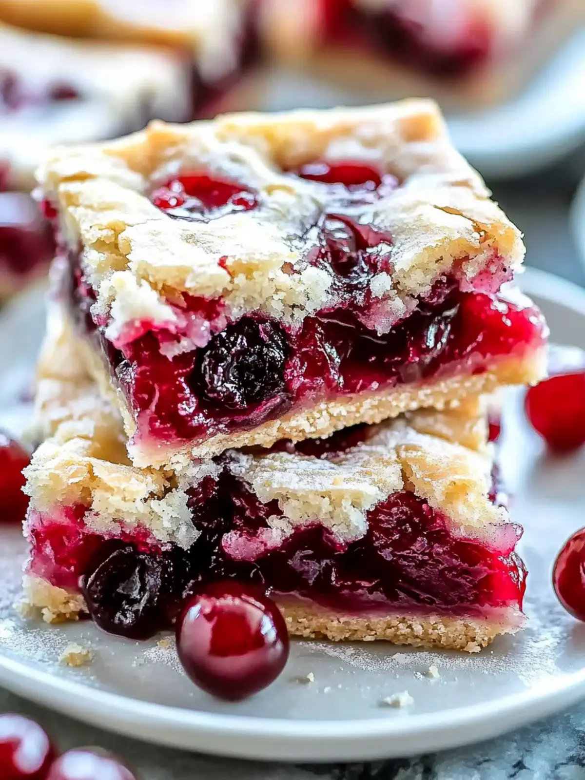Christmas Cherry Bars: Sweet Holiday Cheer in Every Bite 4 Christmas Cherry Bars