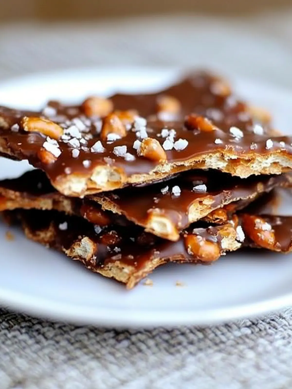 Salted Caramel Pretzel Bark: No-Bake Bliss for Sweet Cravings 2 Salted Caramel Pretzel Bark