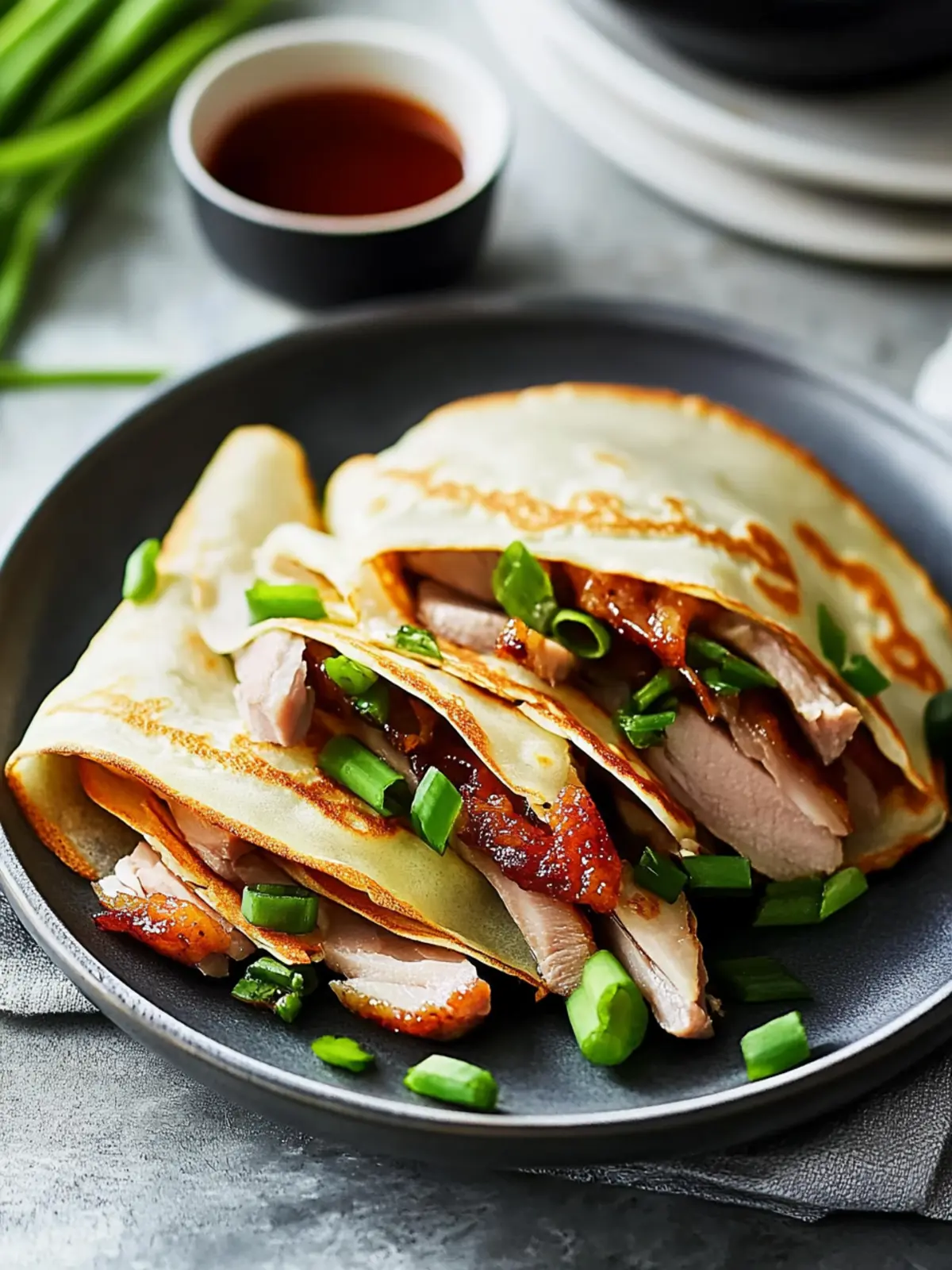 Savory Peking Duck Crepe Wraps for Effortless Entertaining 4 Peking Duck Crepe Wraps