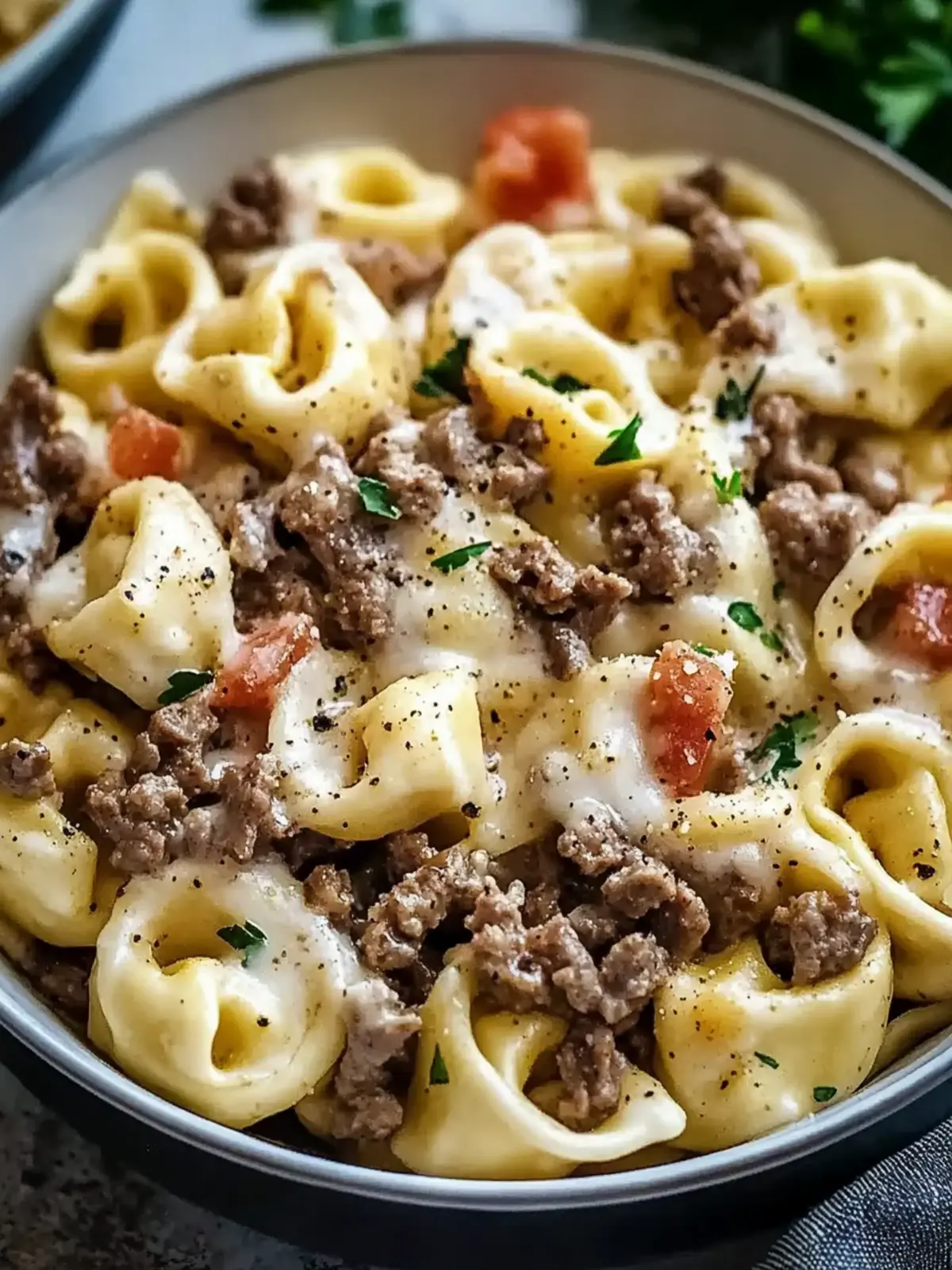Savory Philly Cheesesteak Tortellini Pasta in 30 Minutes 4 Philly Cheesesteak Tortellini Pasta