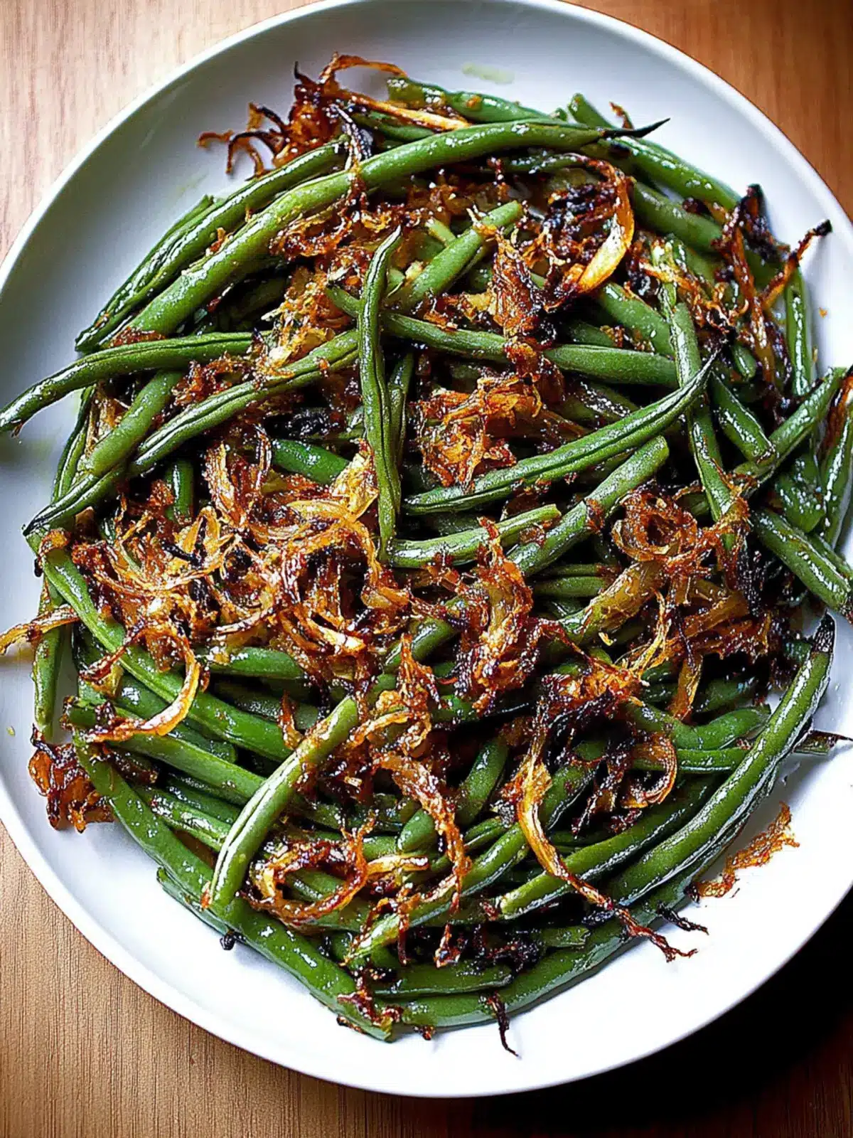 Roasted Green Beans with Caramelized Shallots in 20 Minutes 3 Roasted Green Beans with Caramelized Shallots