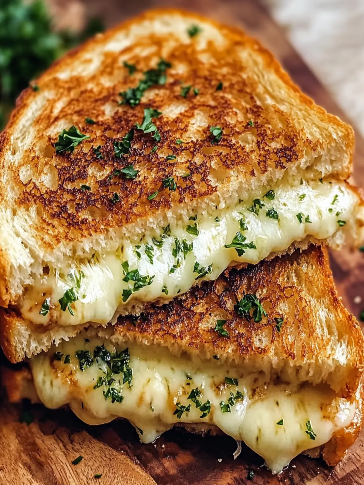 Garlic Bread Grilled Cheese: A Flavor-Packed Comfort Classic 4 Garlic Bread Grilled Cheese