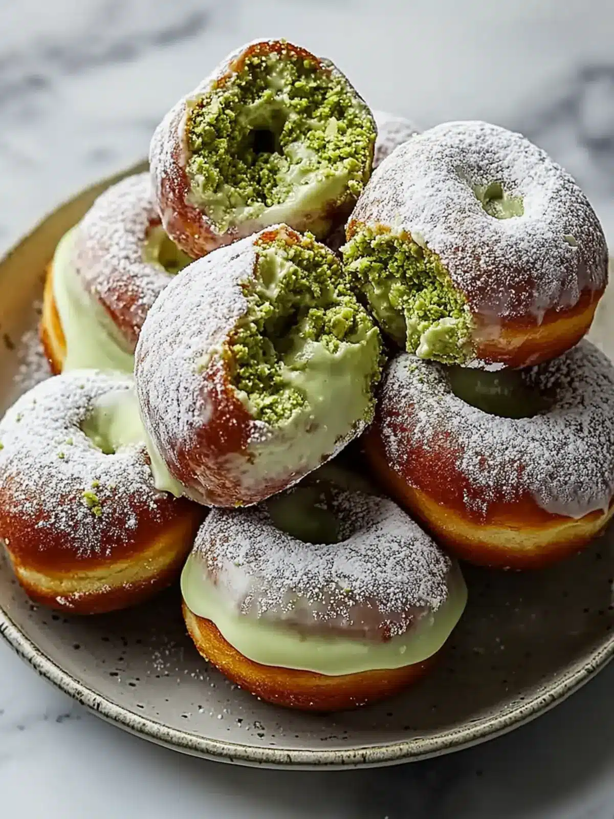 Irresistible Pistachio Cream Donuts That Steal the Show 3 Pistachio Cream Donuts