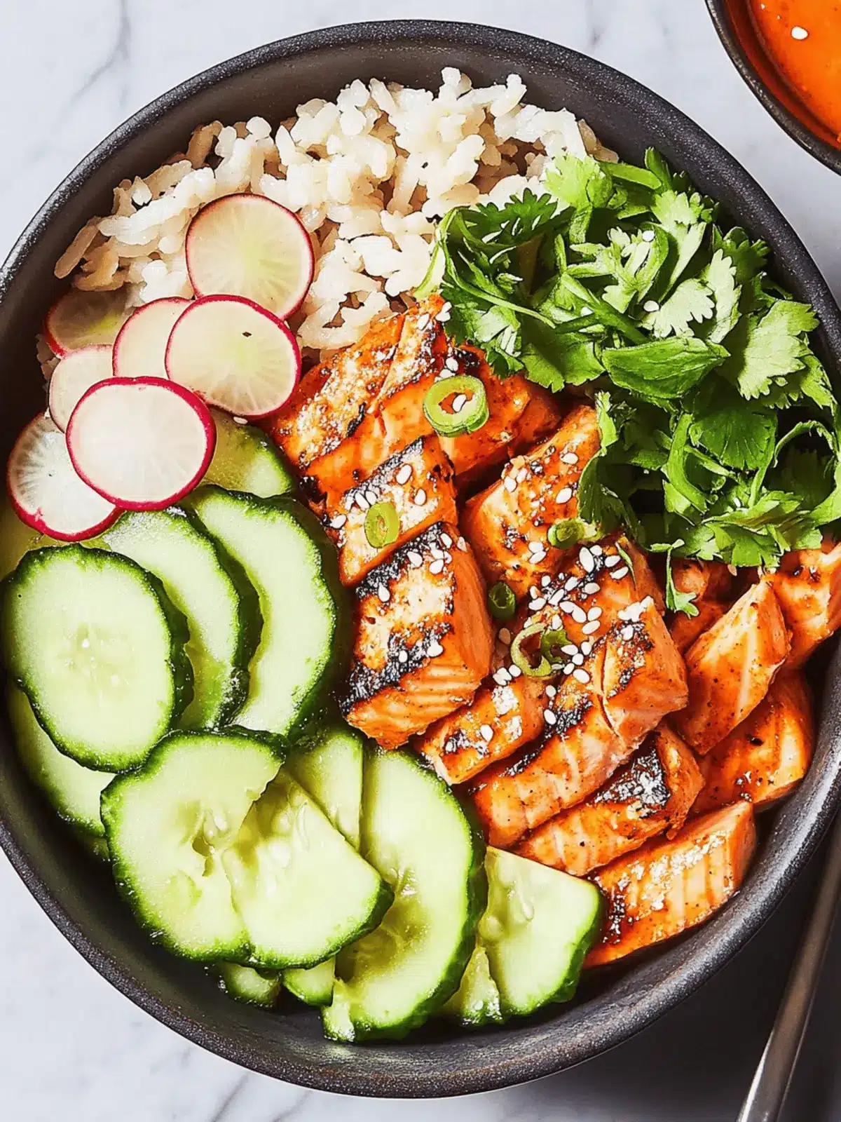 Zesty Asian Spicy Salmon Bowl That Tantalizes Your Tastebuds 4 asian Spicy Salmon Bowl