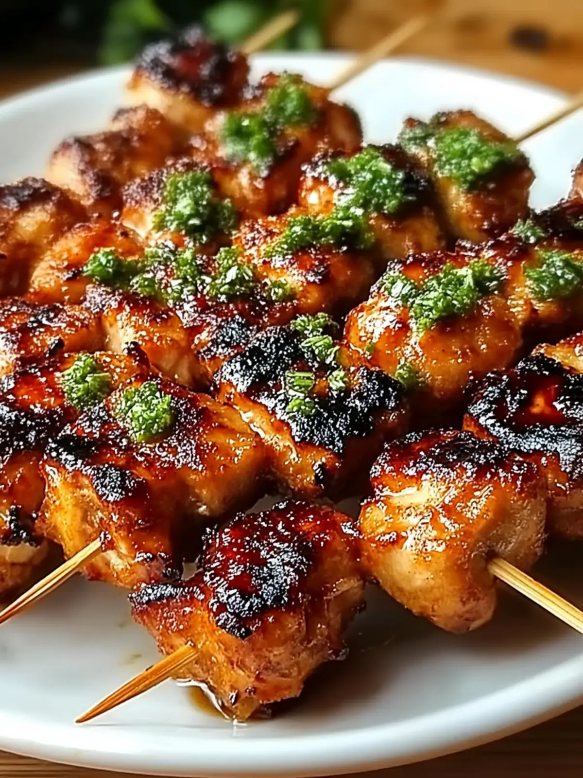 Grilled Thai Coconut Chicken Skewers: A Tropical Flavor Escape 3 Grilled Thai Coconut Chicken Skewers