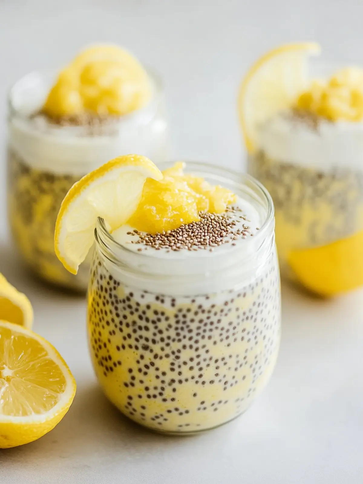 Zesty Lemon Cream Chia Pudding: Your New Healthy Treat! 4 Lemon Cream Chia Pudding